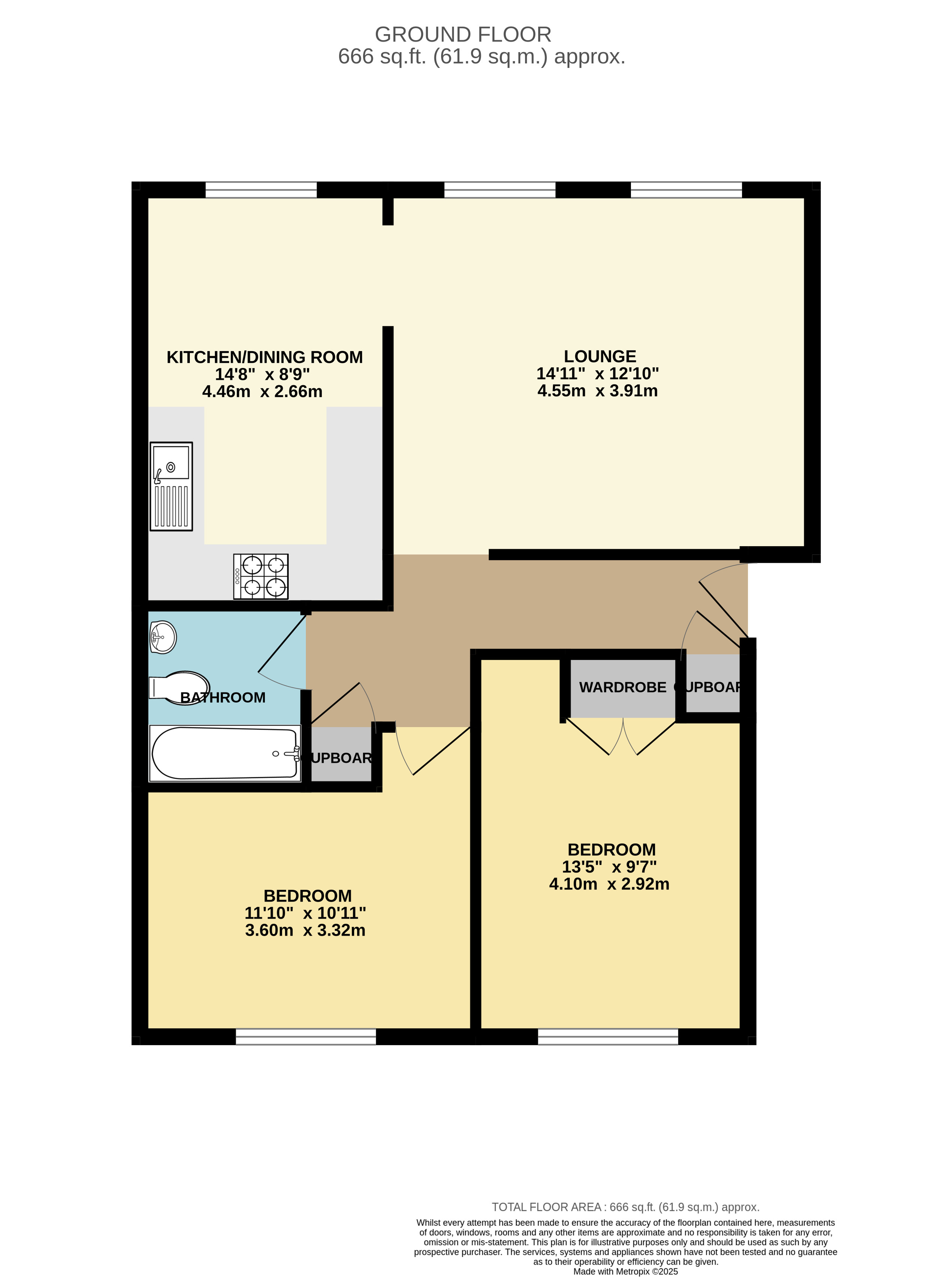 3, Imberwood Close, Warminster floorplan
