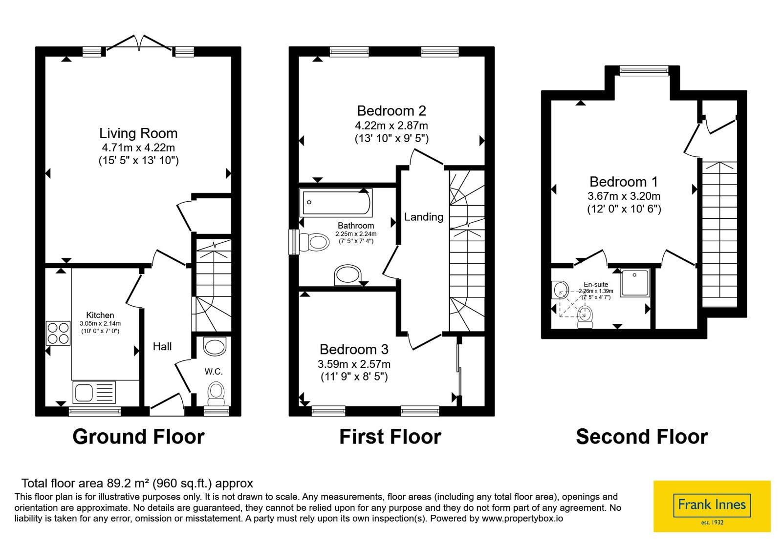 12, Granary Close, Nottingham floorplan