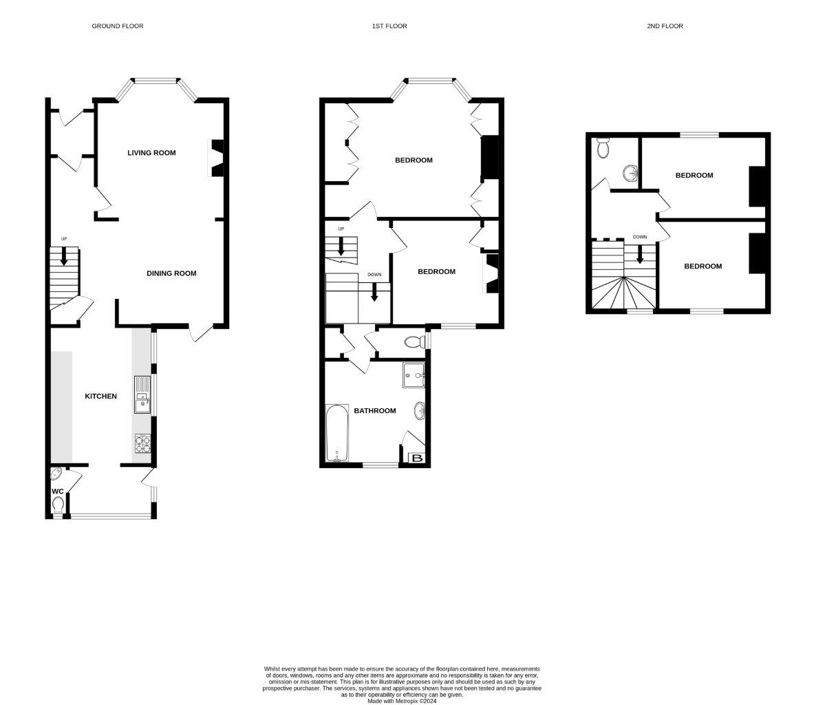 15, Cornwall Road, Deal floorplan