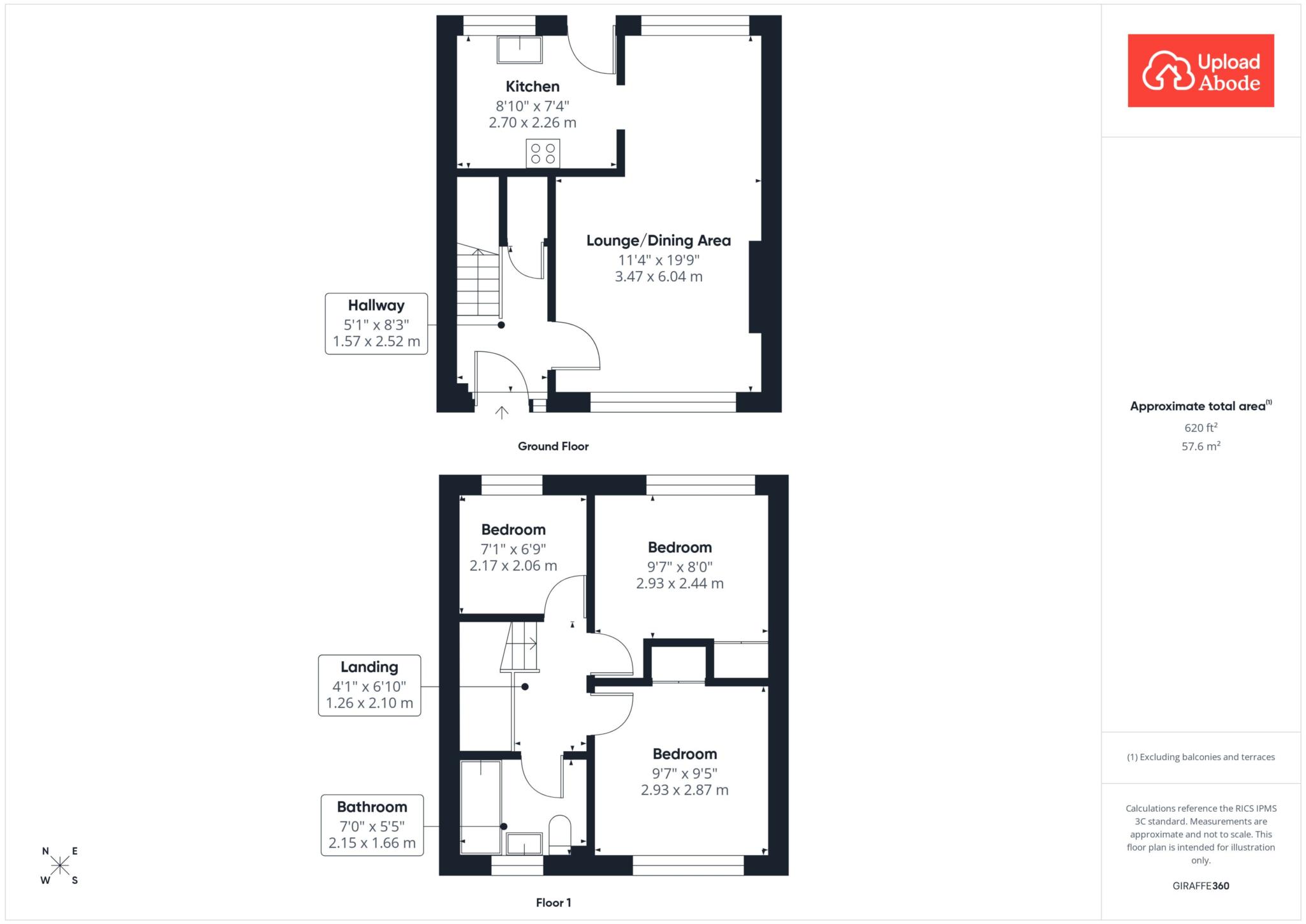 35, Ness Drive, Glasgow floorplan