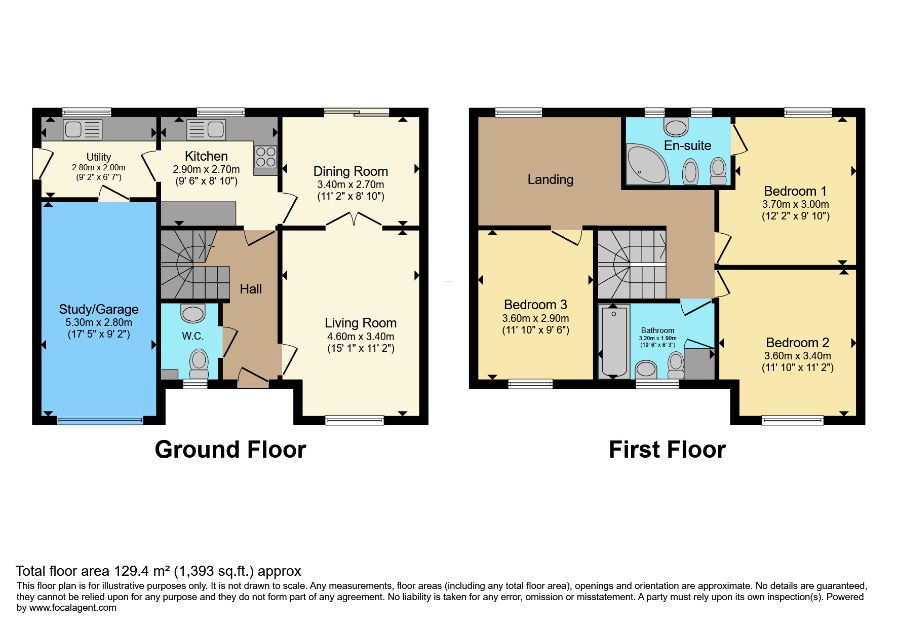 15, Fishpond Way, Loughborough floorplan