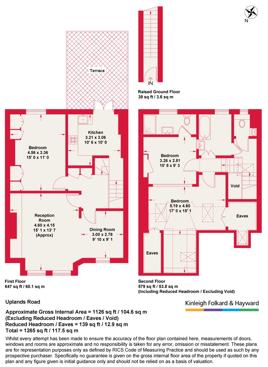 Uplands Road, London floorplan