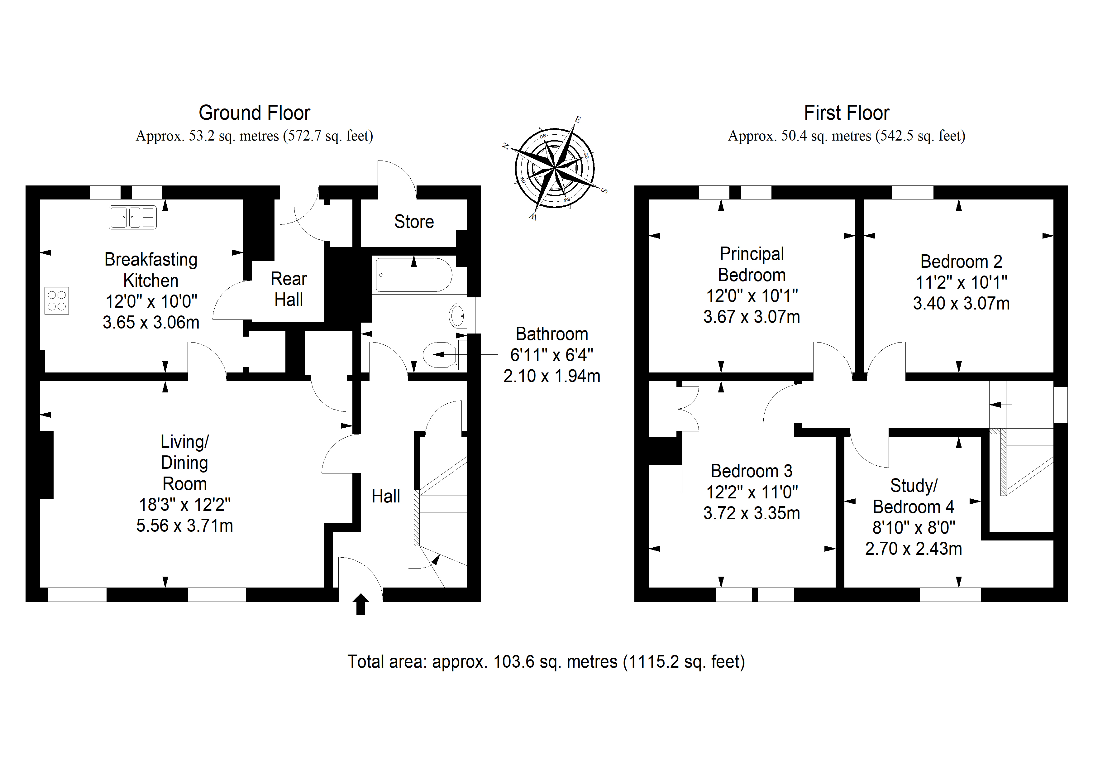 12, Craig Avenue, Haddington floorplan