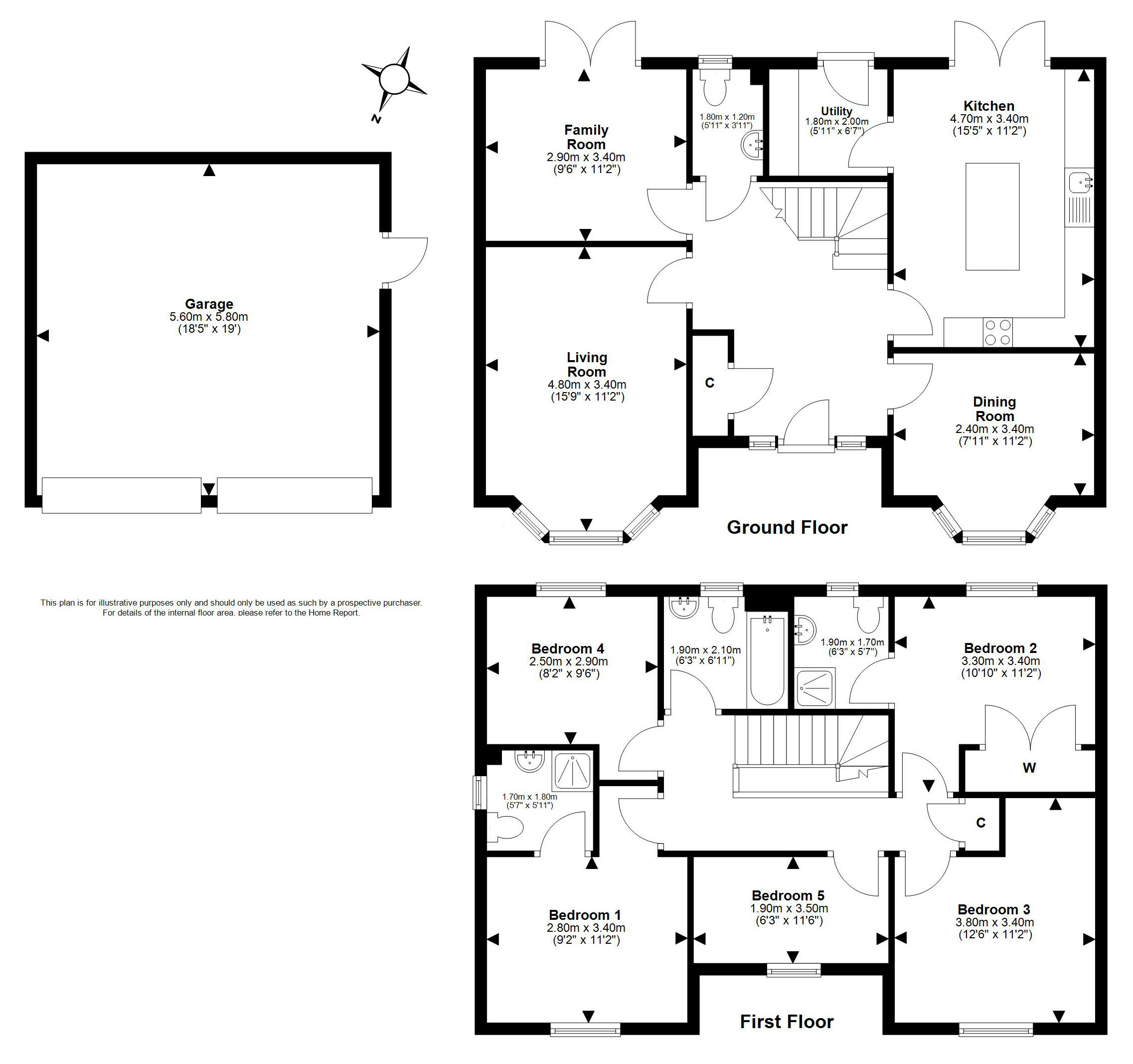 22, Summerside Gardens, Newtongrange floorplan