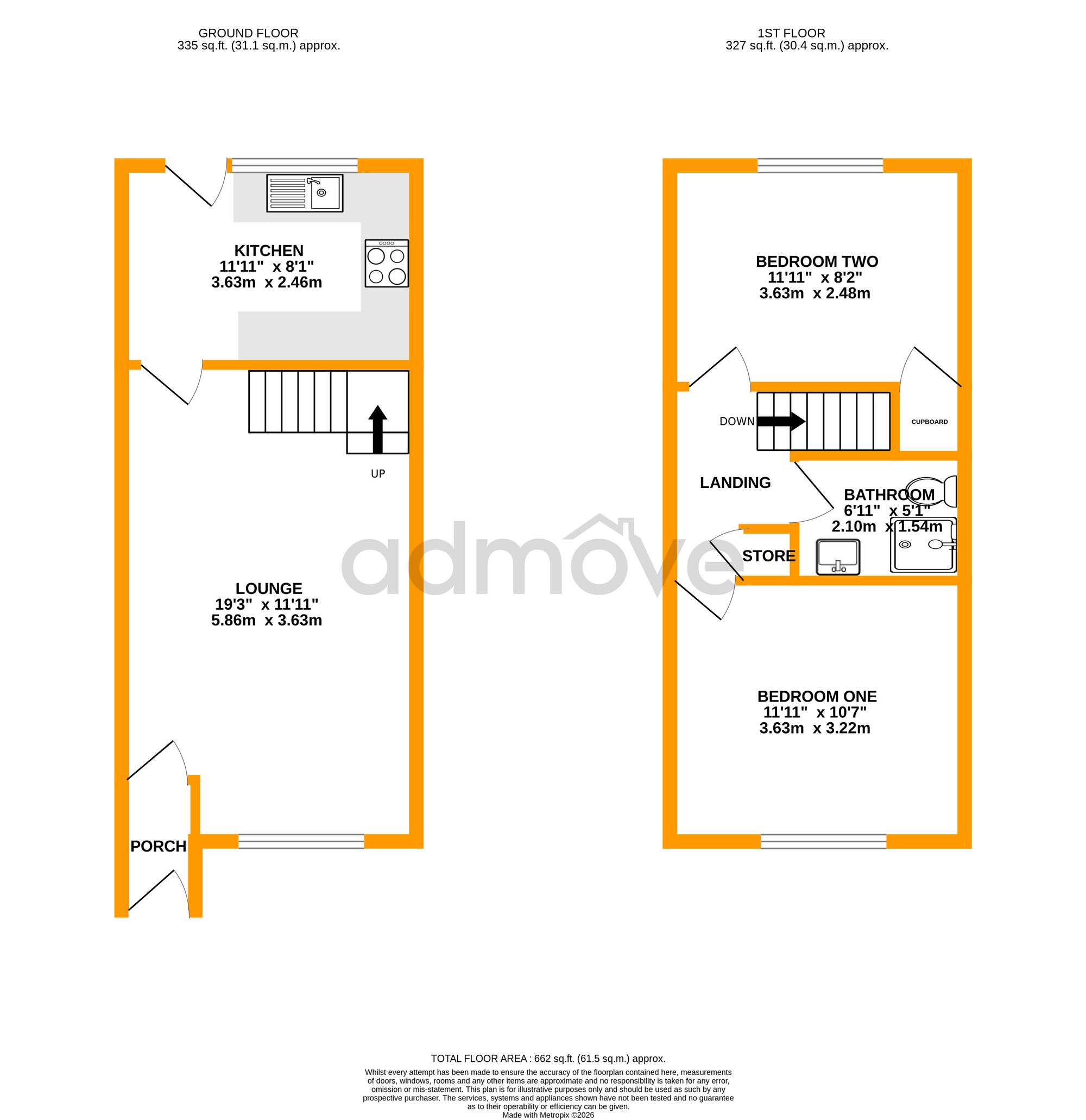 46 Little Brook Road, Sale floorplan