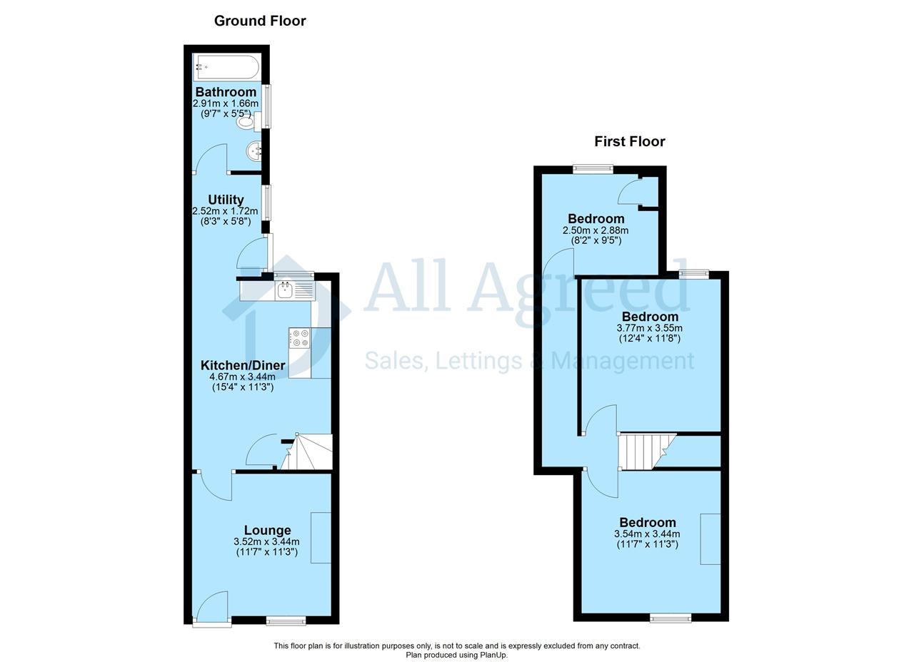 16, Main Street, Horsley Woodhouse floorplan