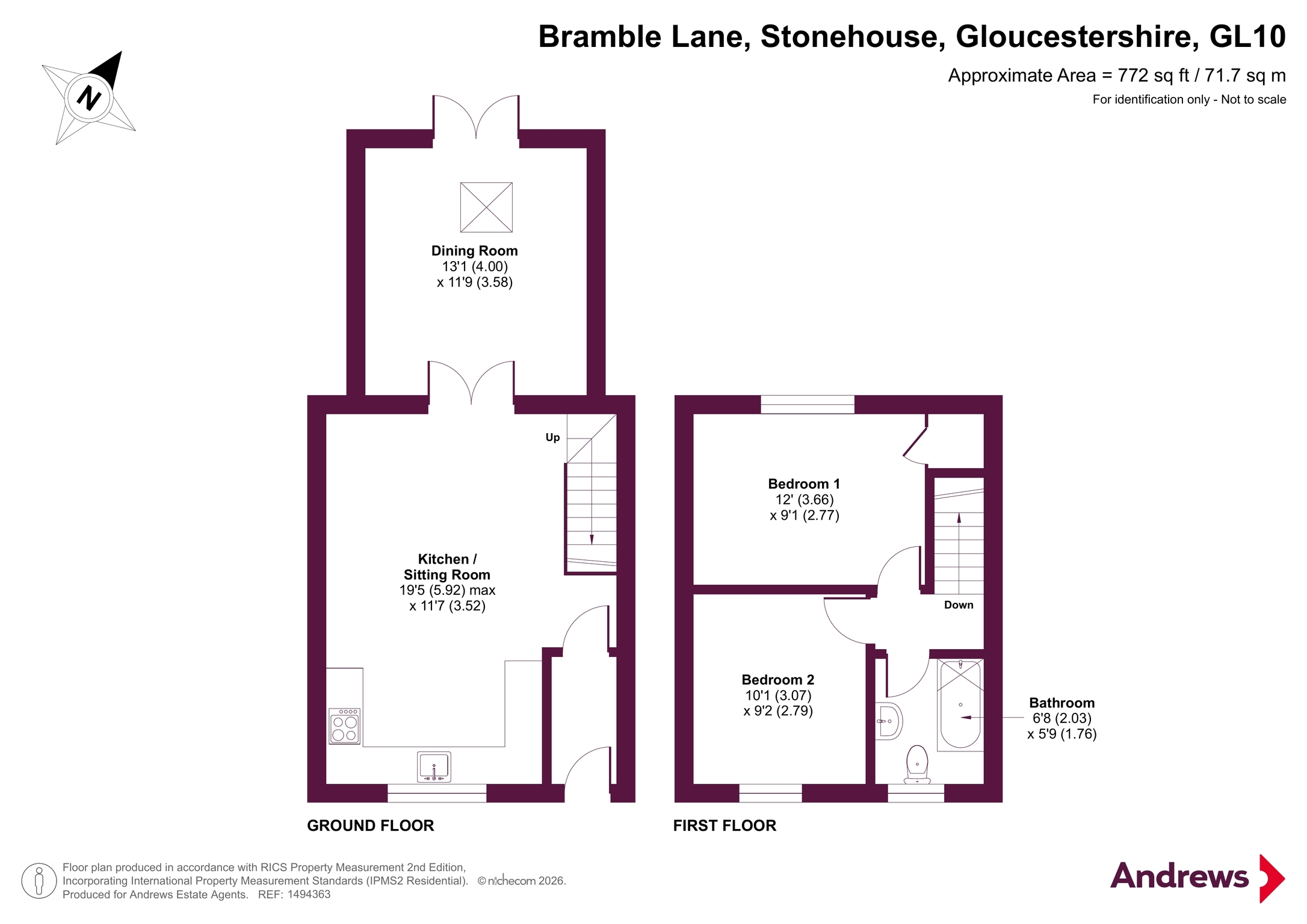 30, Bramble Lane, Gloucestershire floorplan
