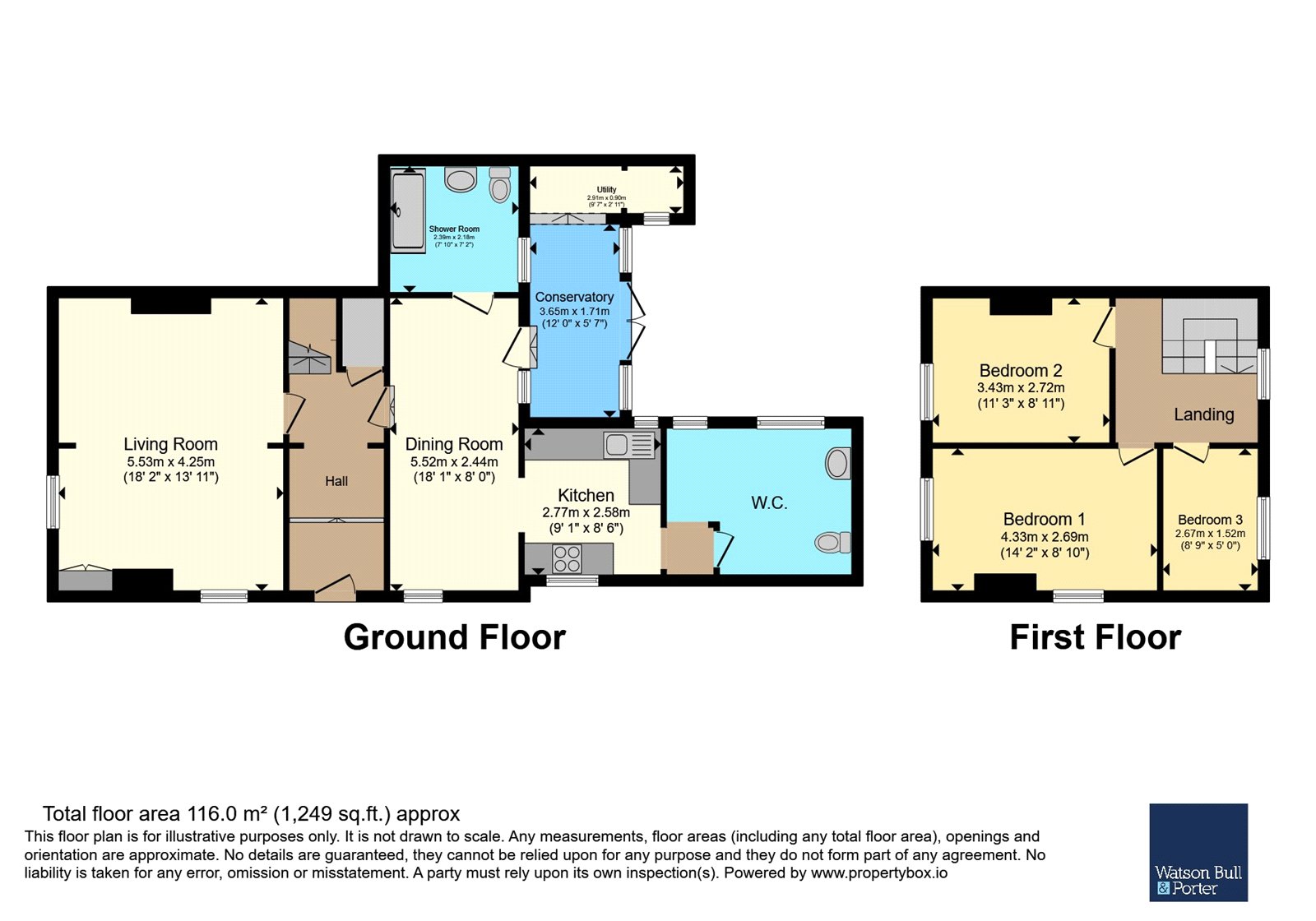 2, Bedford Row, Isle of Wight floorplan