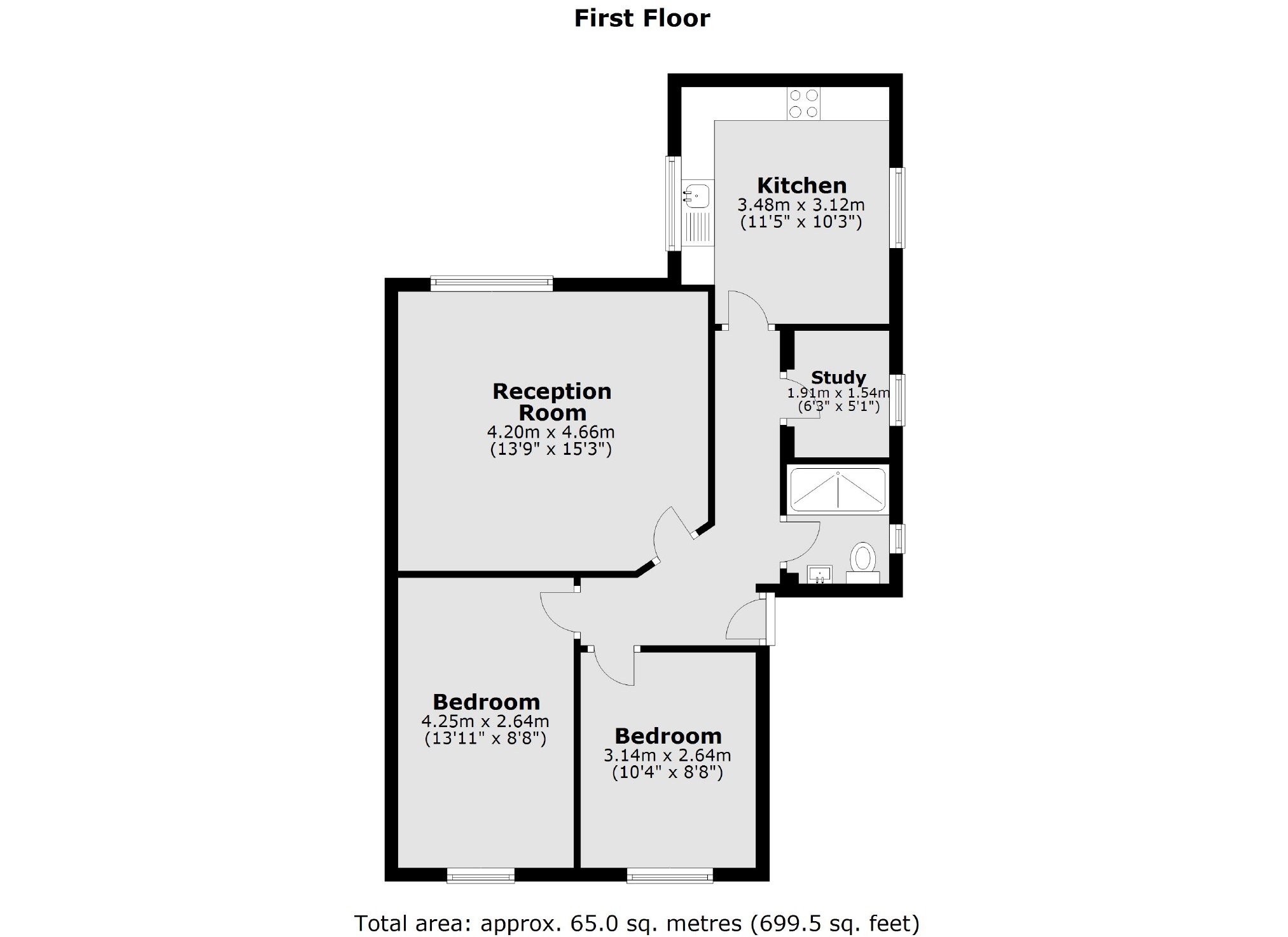 Richmond Road, London floorplan