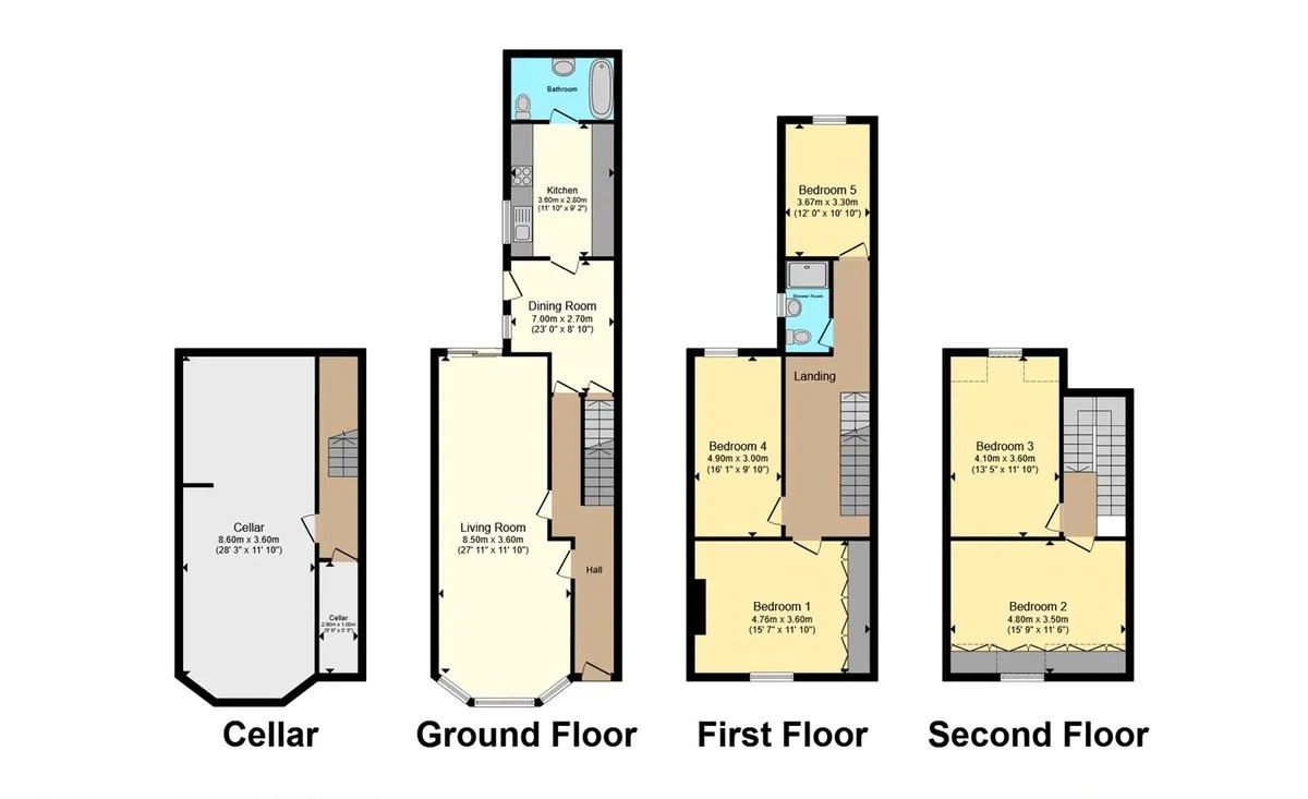 100, St. Peters Road, Leicester floorplan