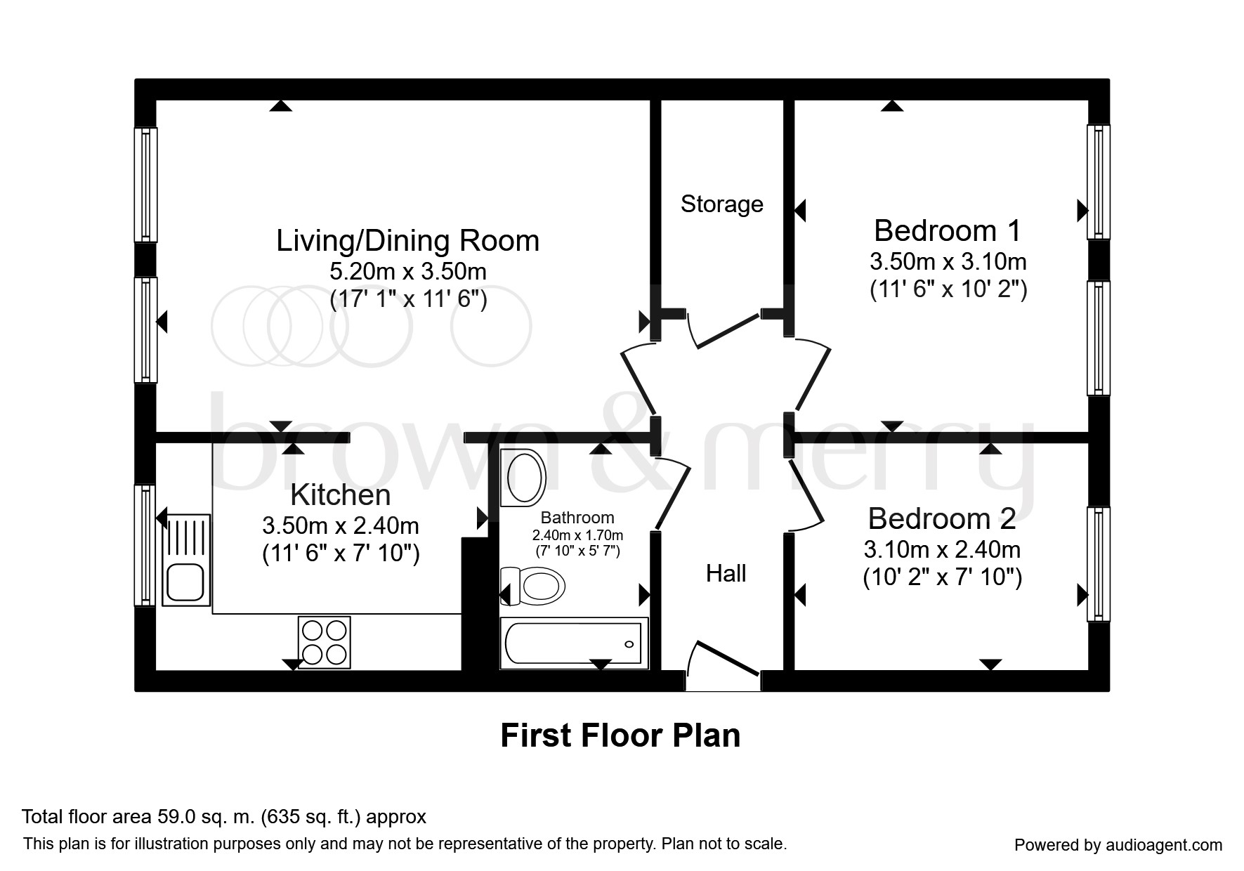 2 Bedrooms Flat for sale in Gordon Road, Chesham HP5