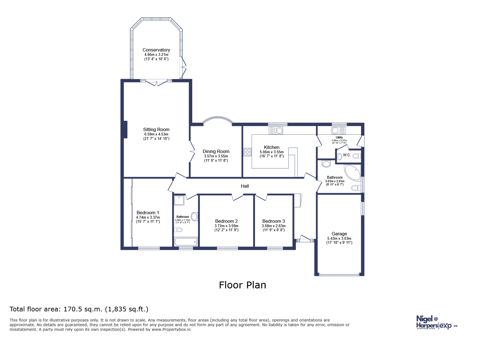 The Willows, Prospect Close, Morpeth floorplan