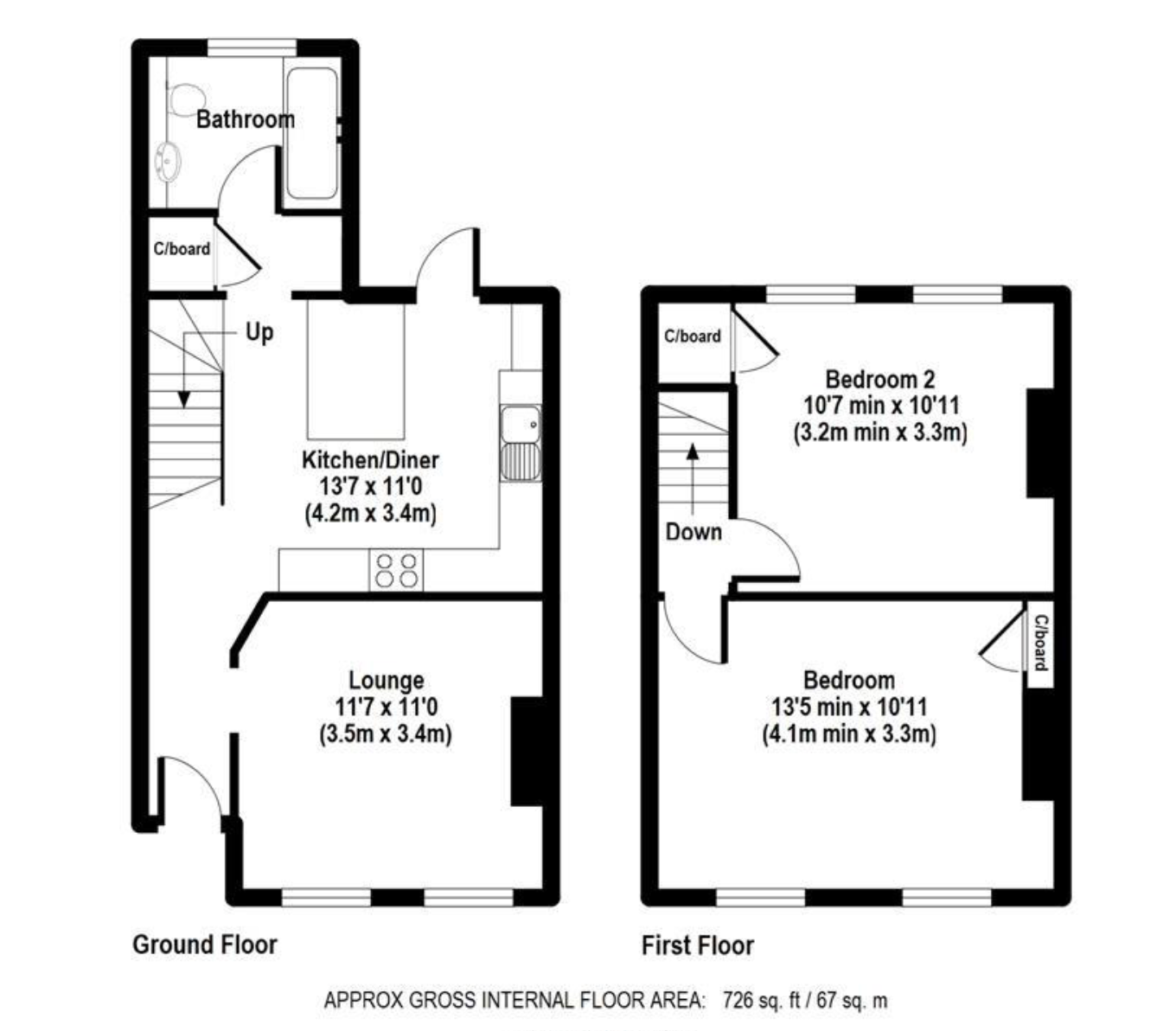 100, Barton Hill Drive, Sheerness floorplan