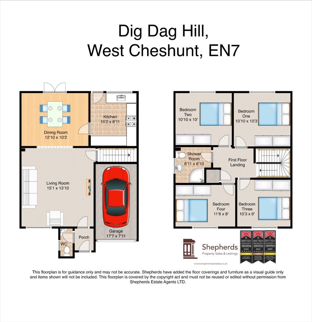 Dig Dag Hill, Cheshunt floorplan