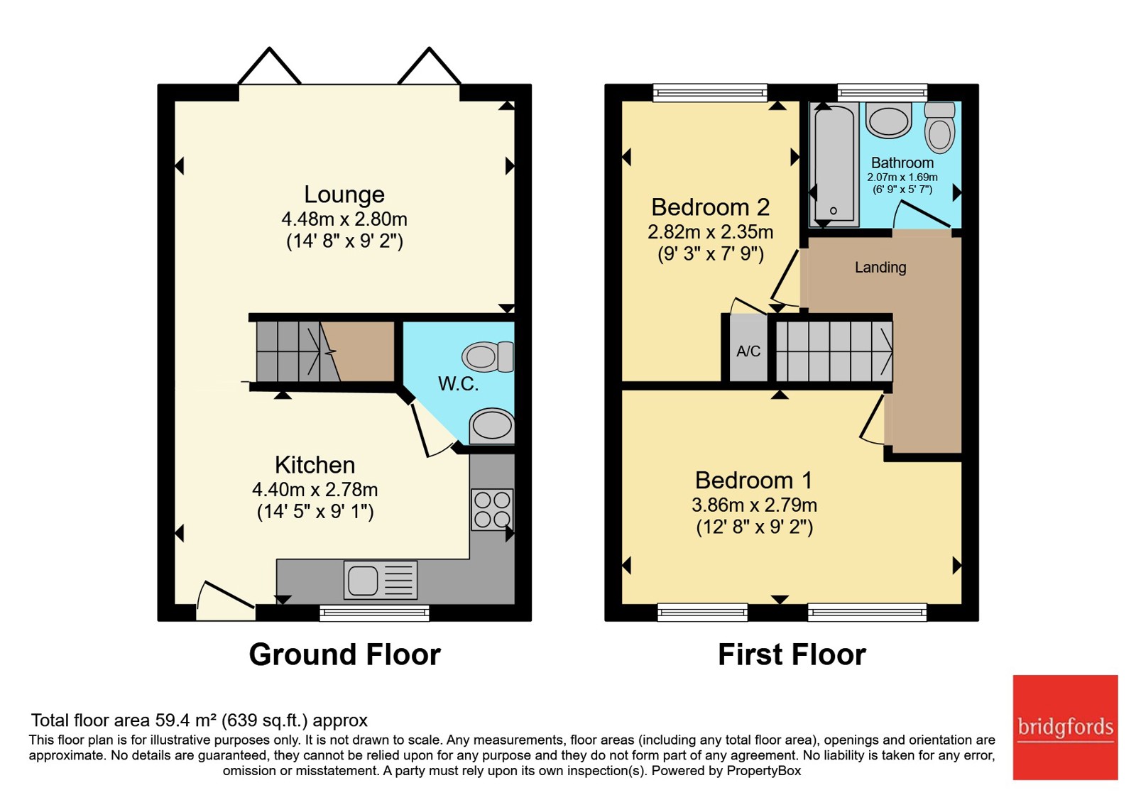 47, Little Wood Crescent, West Yorkshire floorplan