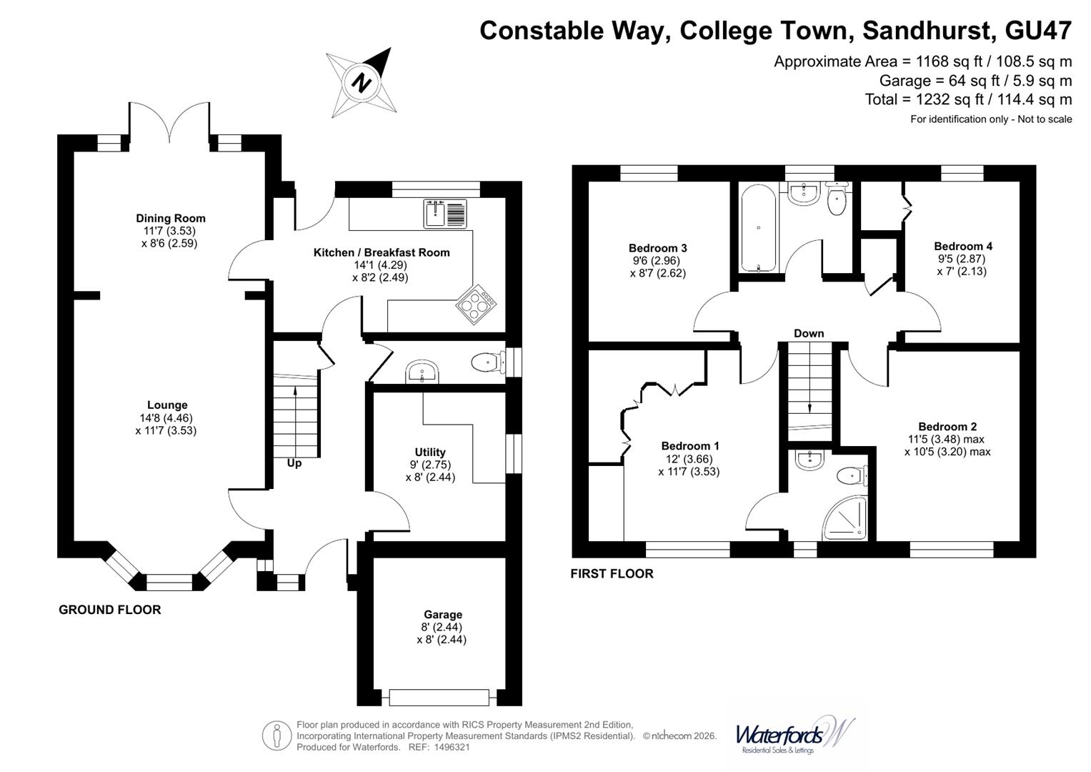 4, Constable Way, Sandhurst floorplan