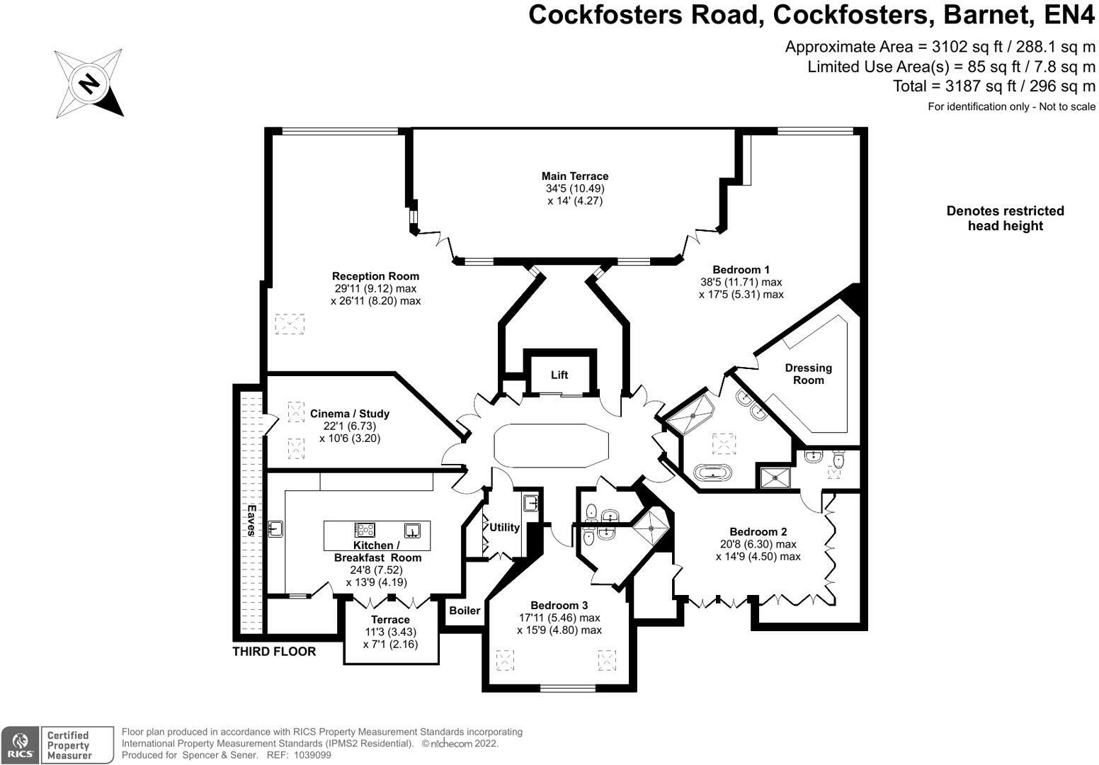 Cockfosters Road, Hadley Wood floorplan