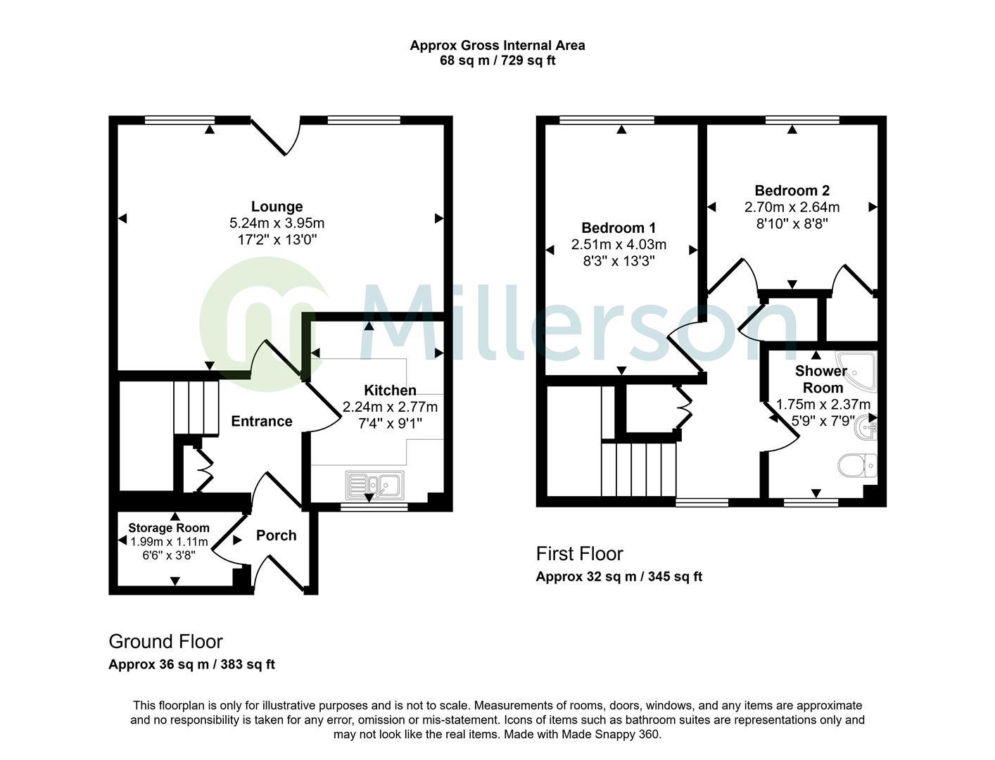 31, Reeds Way, Newquay floorplan