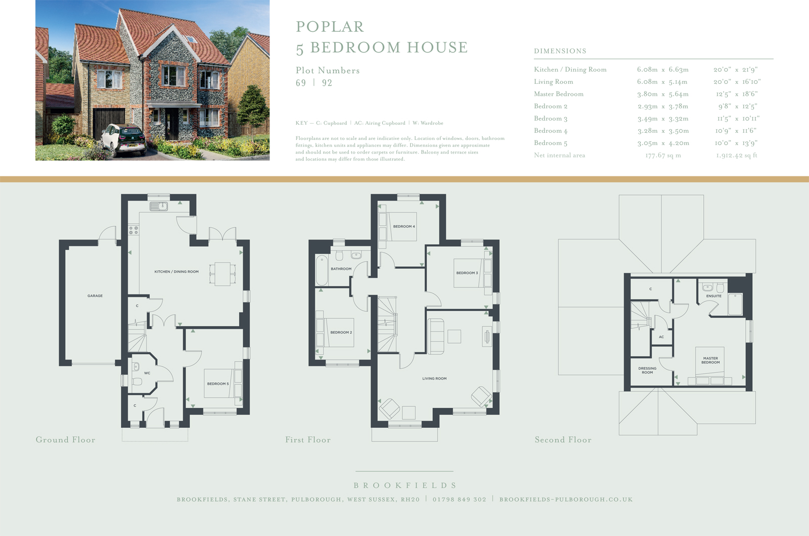 5 Bedrooms Detached house for sale in Stane Street, Pulborough RH20