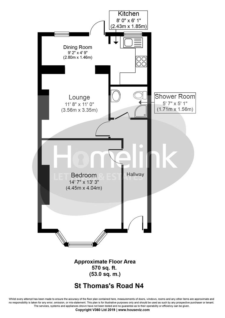 1 Bedrooms Flat to rent in St. Thomas's Road, Finsbury Park N4