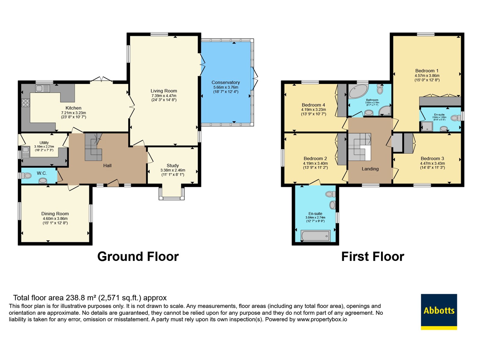 2, Dorrs Drive, Thetford floorplan