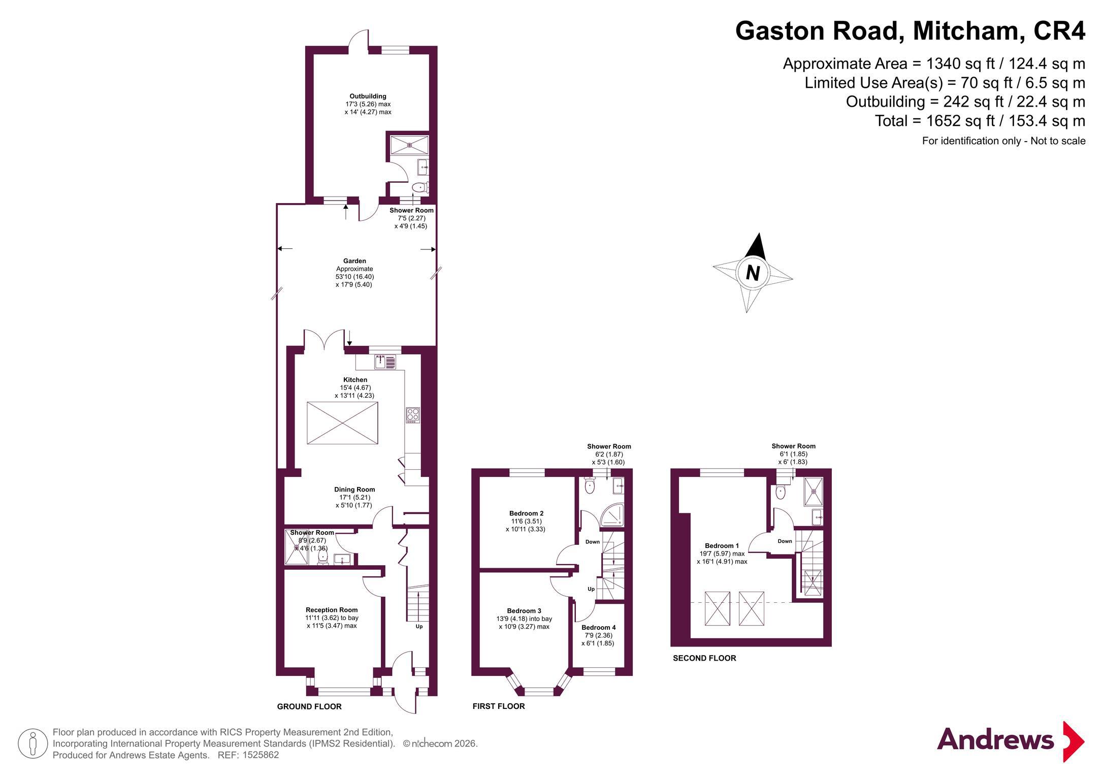 18, Gaston Road, Mitcham floorplan