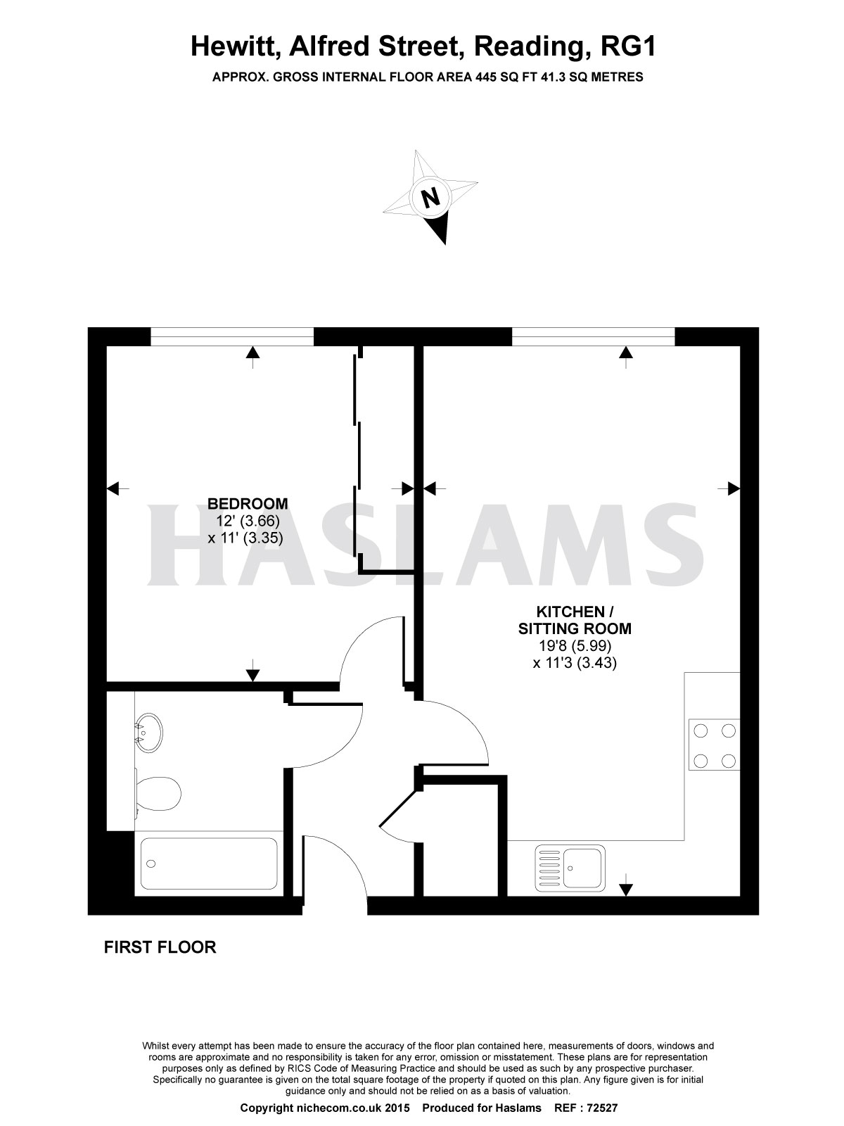 1 Bedrooms Flat to rent in Hewitt, 40 Alfred Street, Reading RG1