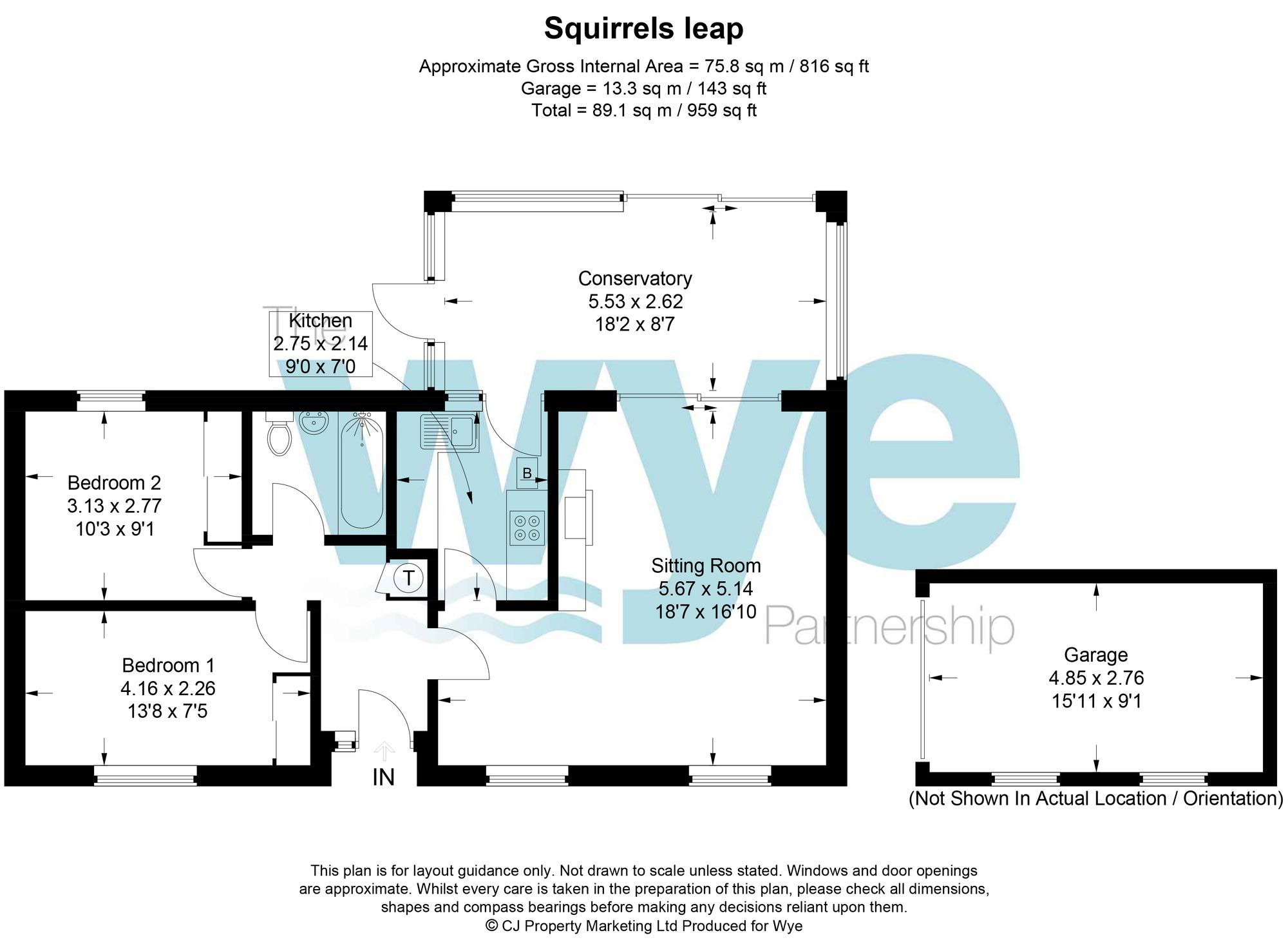 Squirrels Leap Kiln Road, Great Missenden floorplan