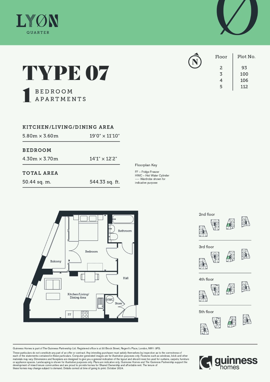 Plot 106, Lyon Quarter, Lyon Place floorplan