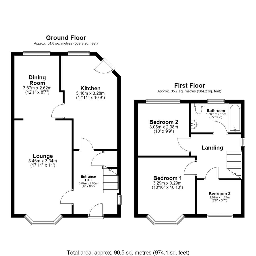 5, Woodland Crescent, Leeds floorplan