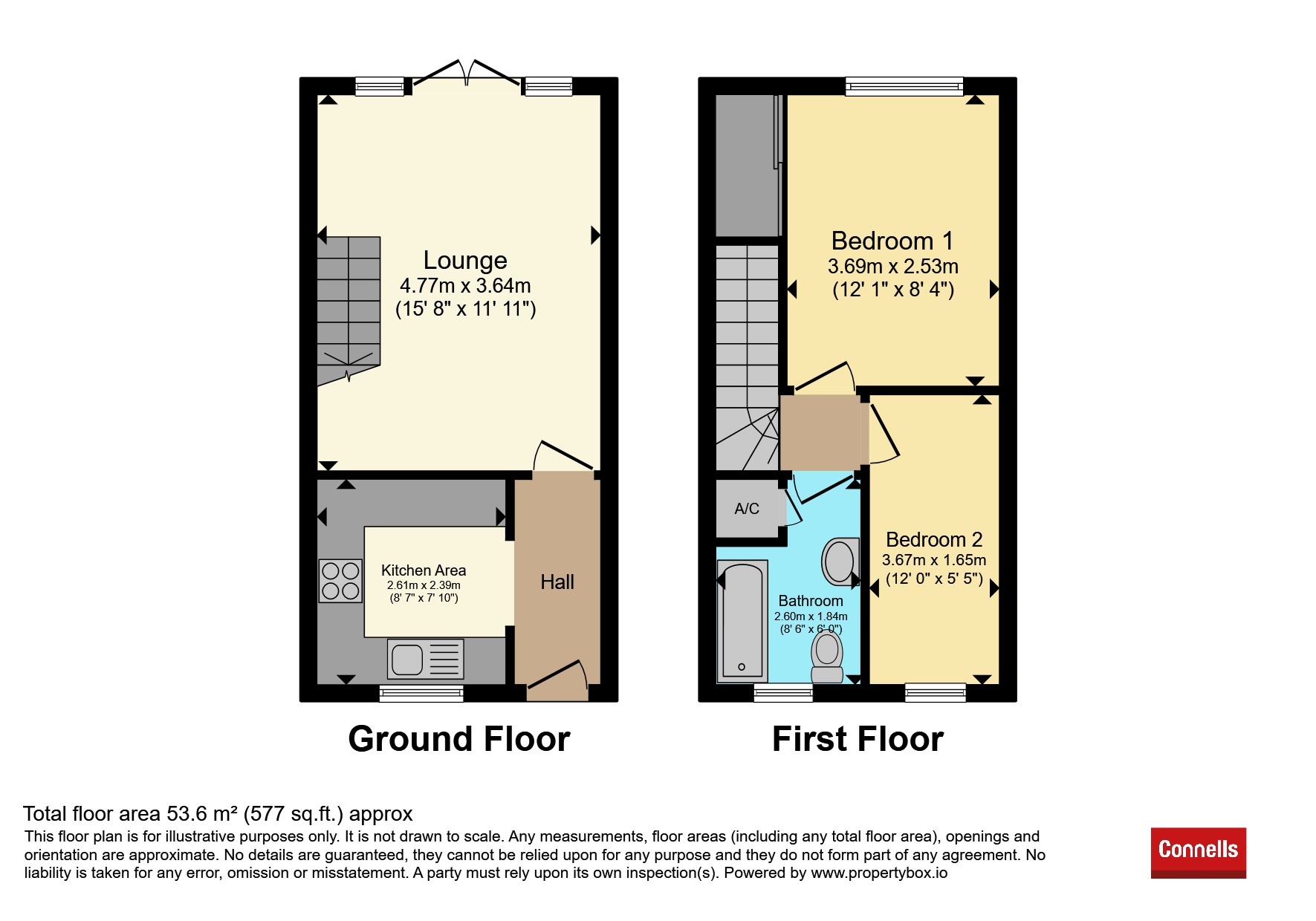 21, Lauderdale Close, Rugby floorplan