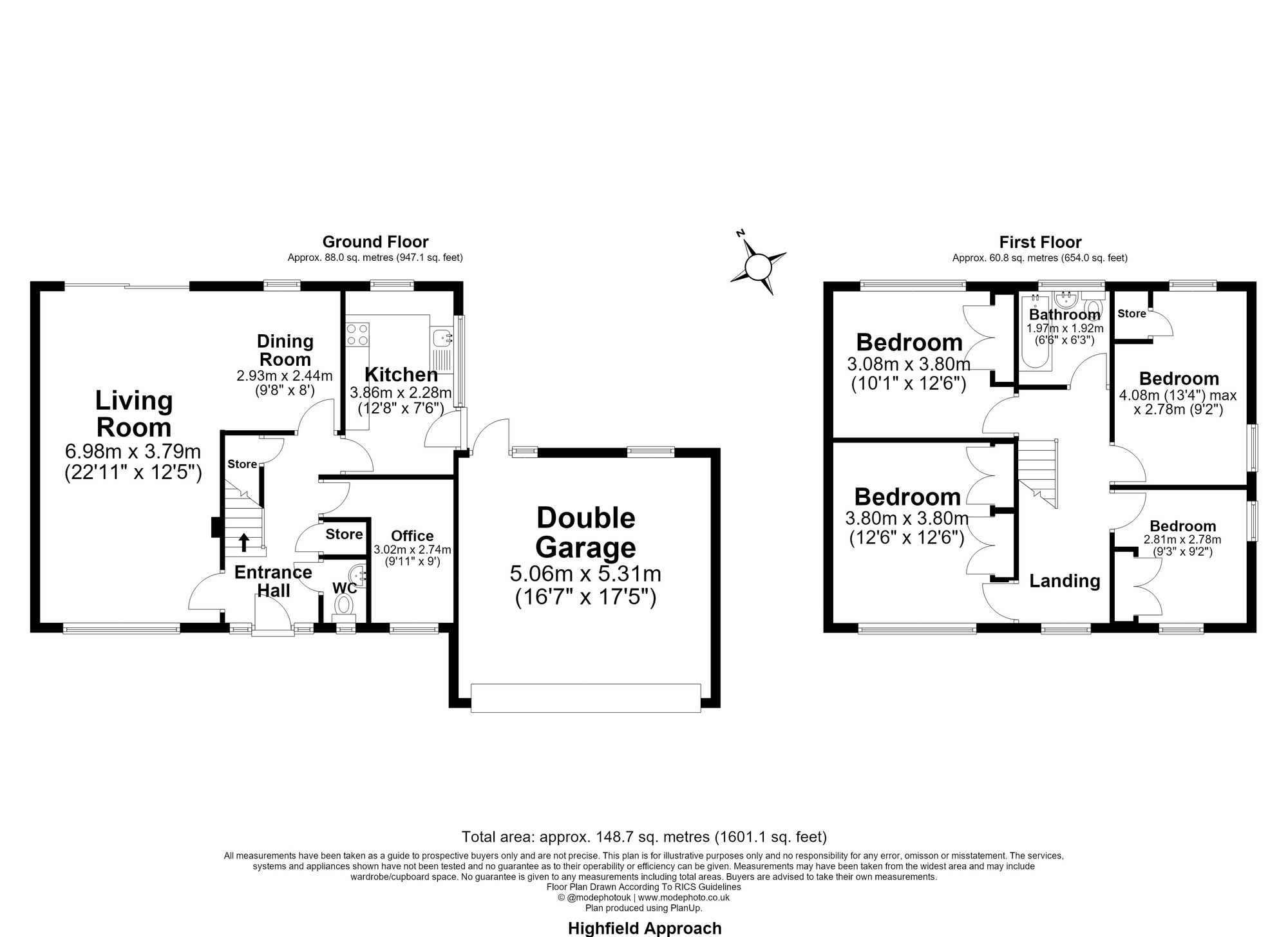 17 Highfield Approach, Billericay floorplan