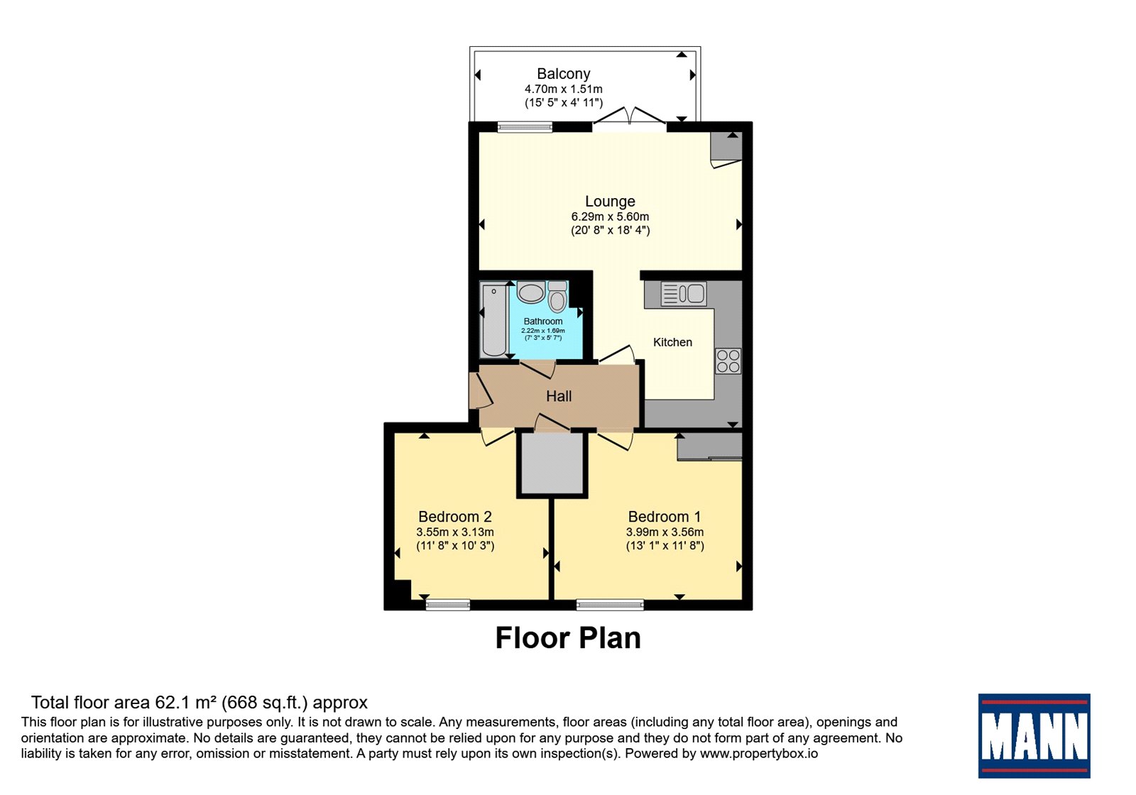 Flat 13, 15, Crusade Way, Kent floorplan