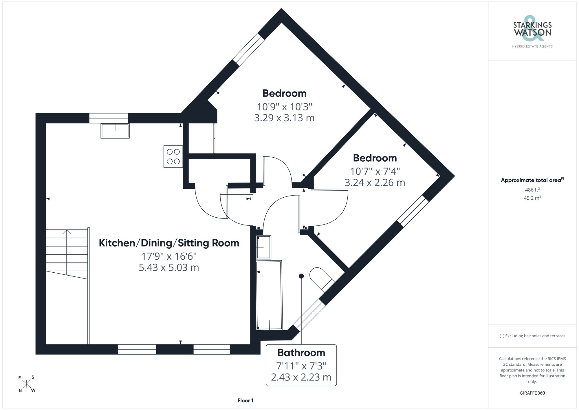 3 Bahram Road, Norwich floorplan