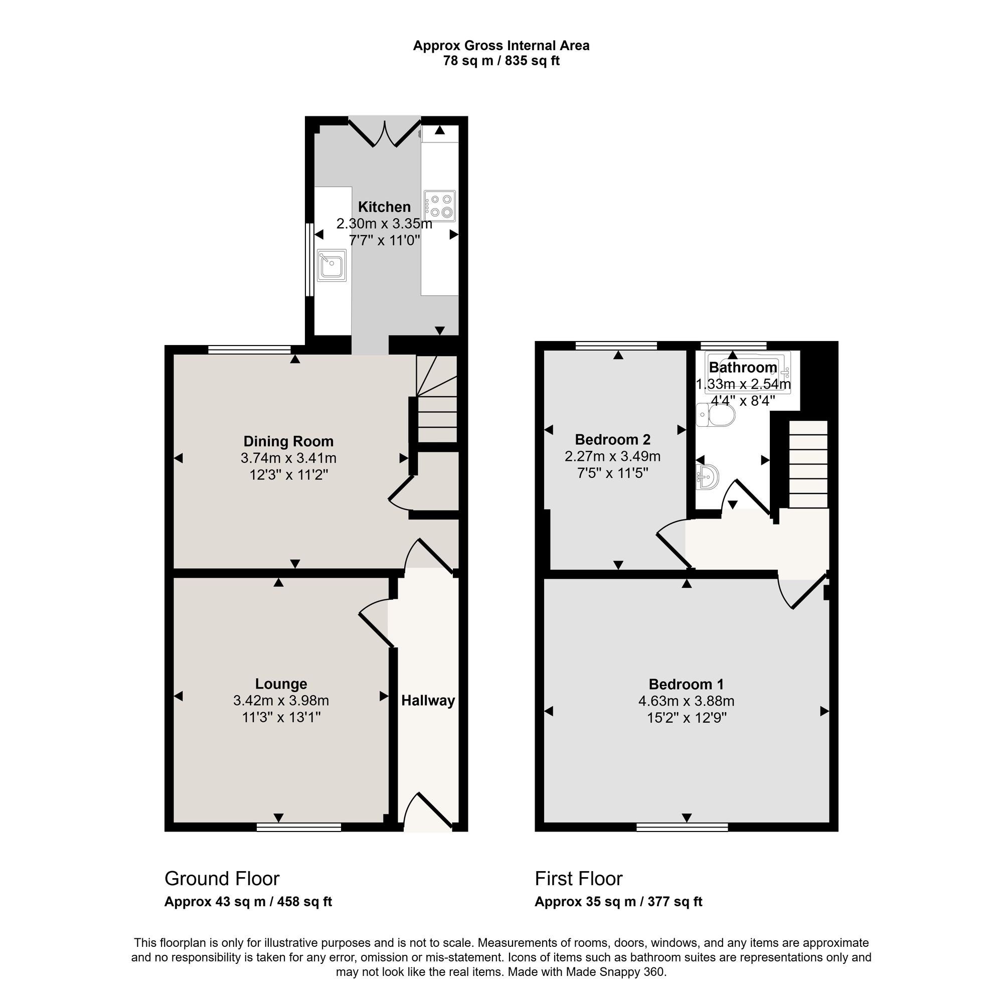 Park Road, Manchester floorplan