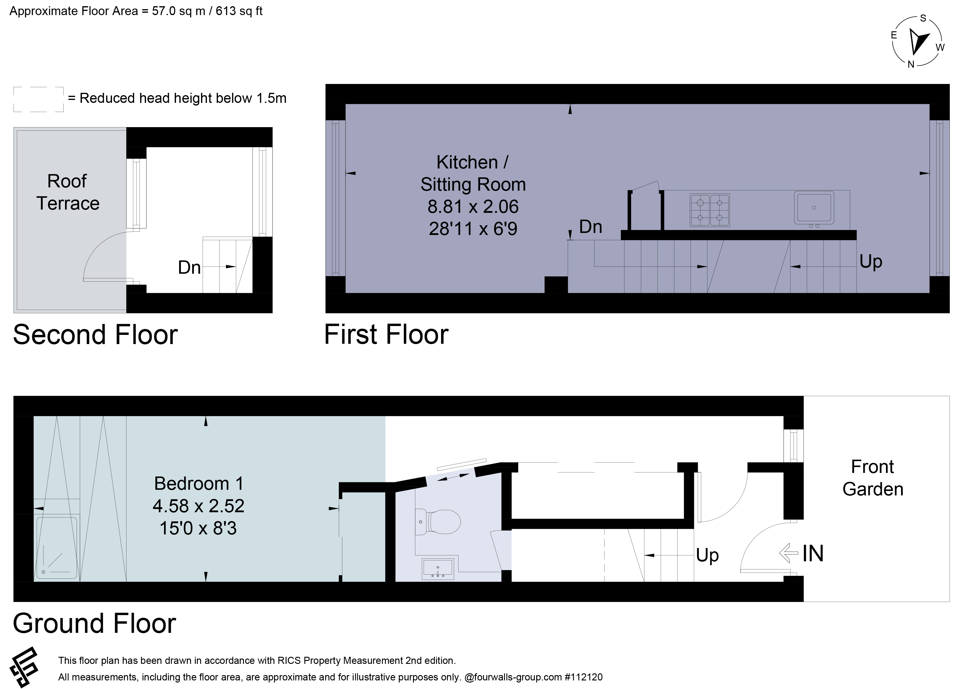 65A, Wadham Road, London floorplan