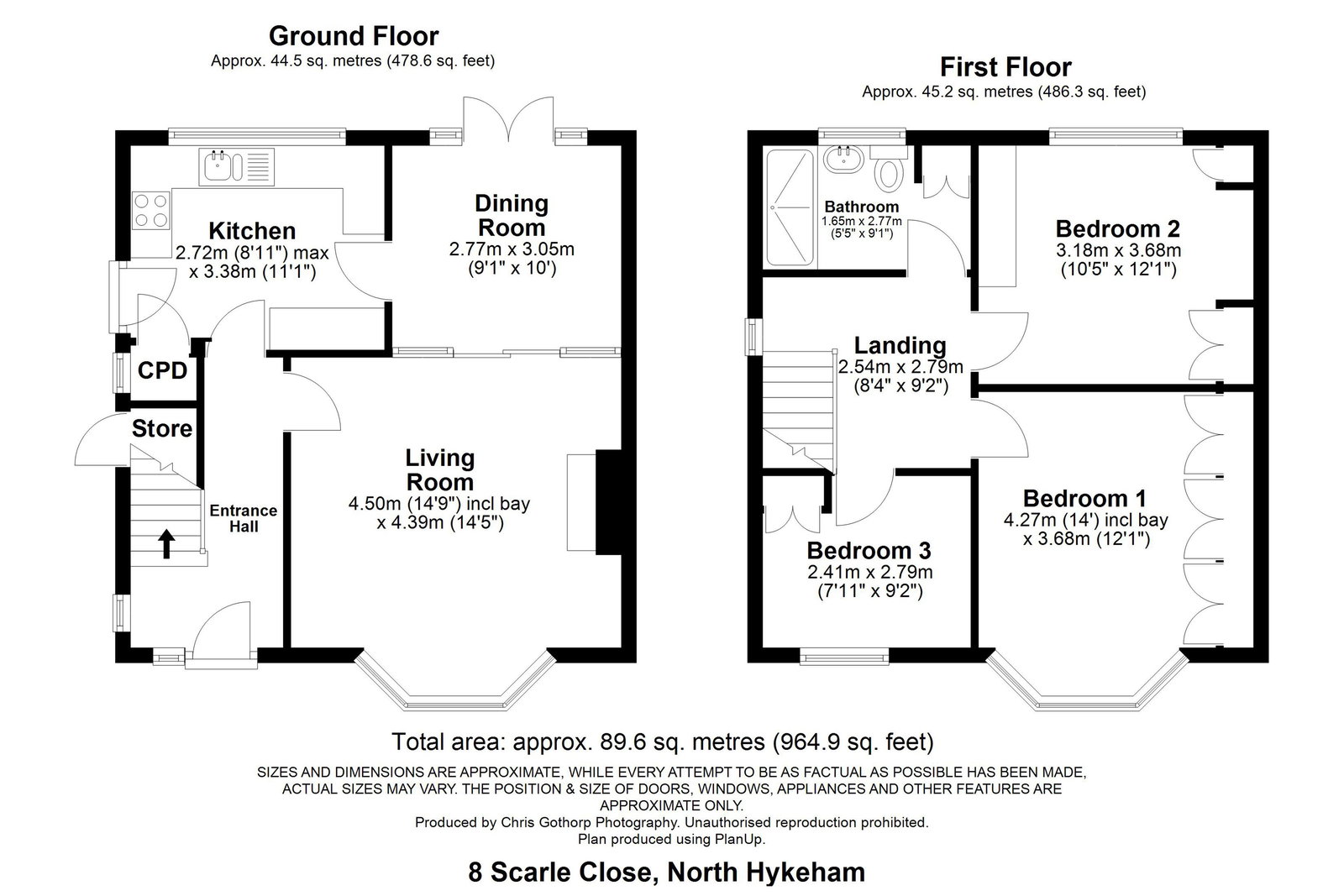 8, Scarle Close, Lincoln floorplan
