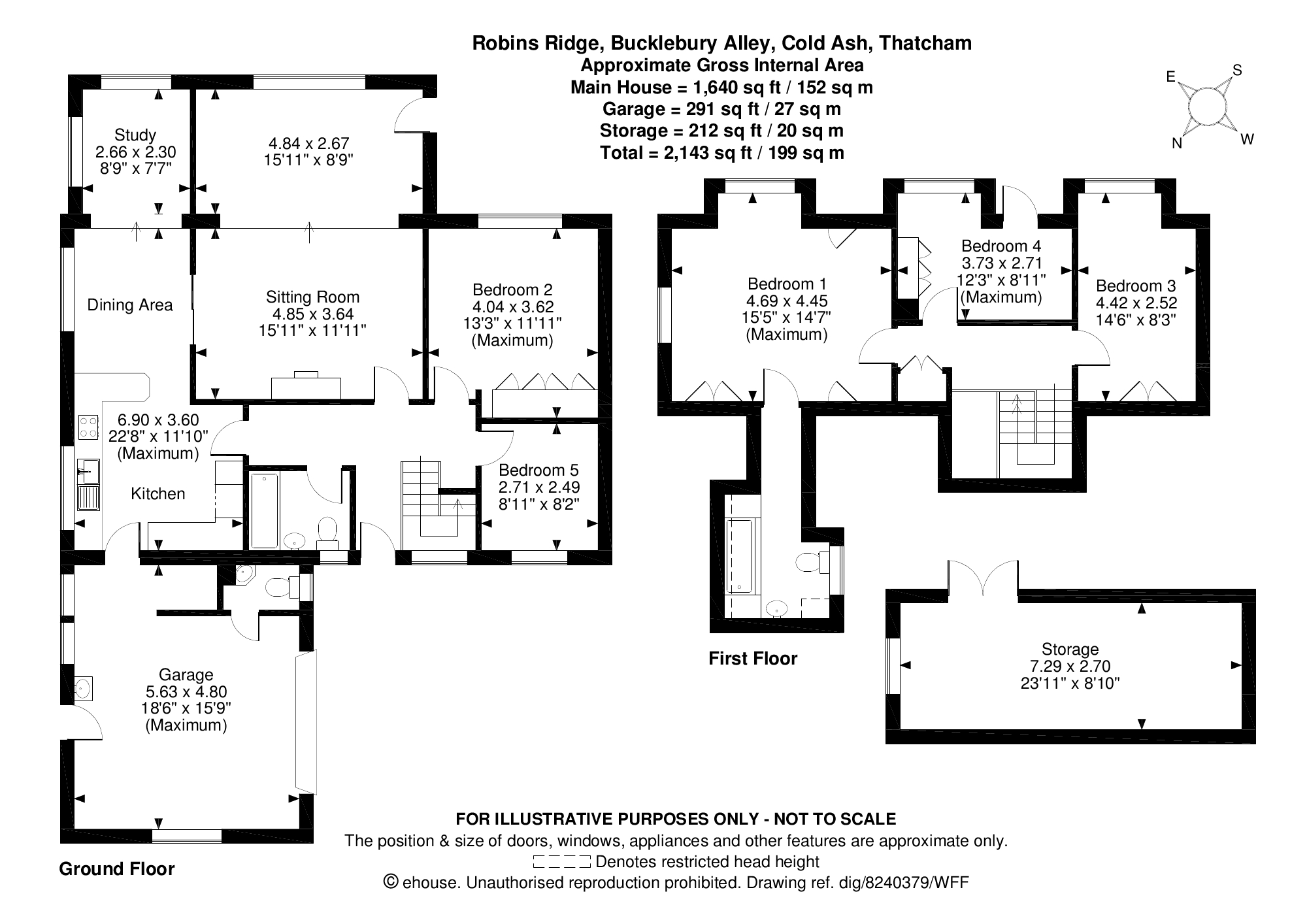 Robins Ridge,, Bucklebury Alley, Thatcham floorplan