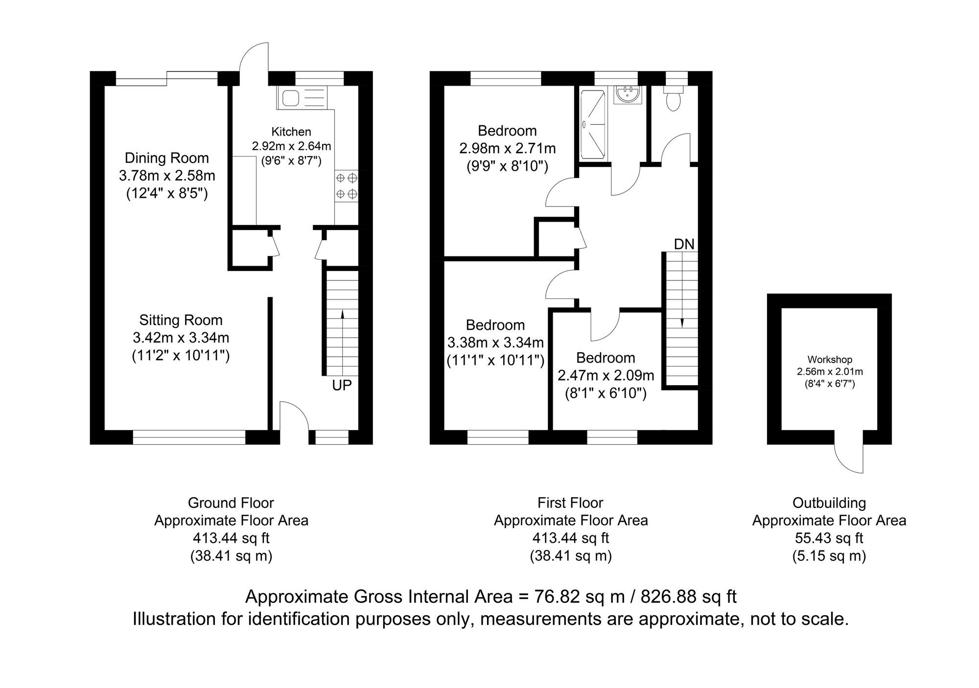 11 Broyle Close, Lewes floorplan