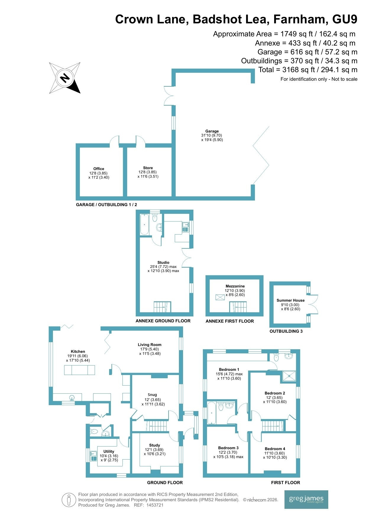 Orchard Cottage,, Crown Lane, Farnham floorplan