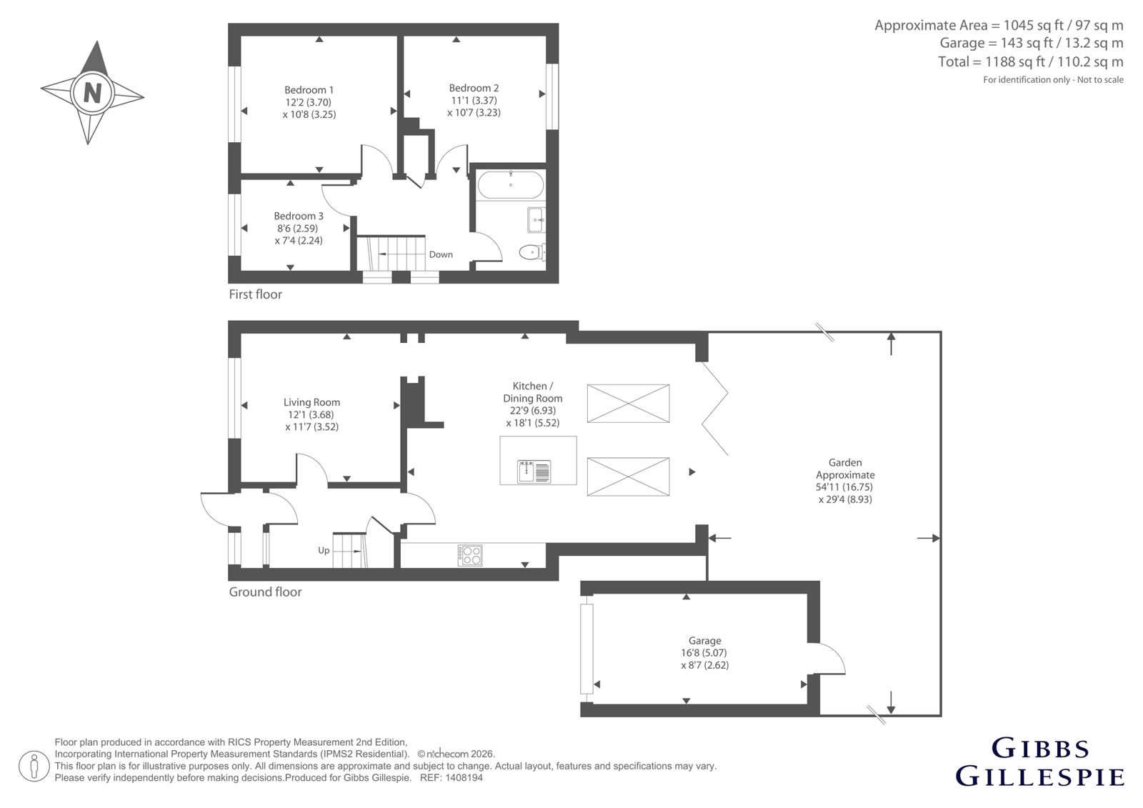 24, St. Peters Close, Rickmansworth floorplan