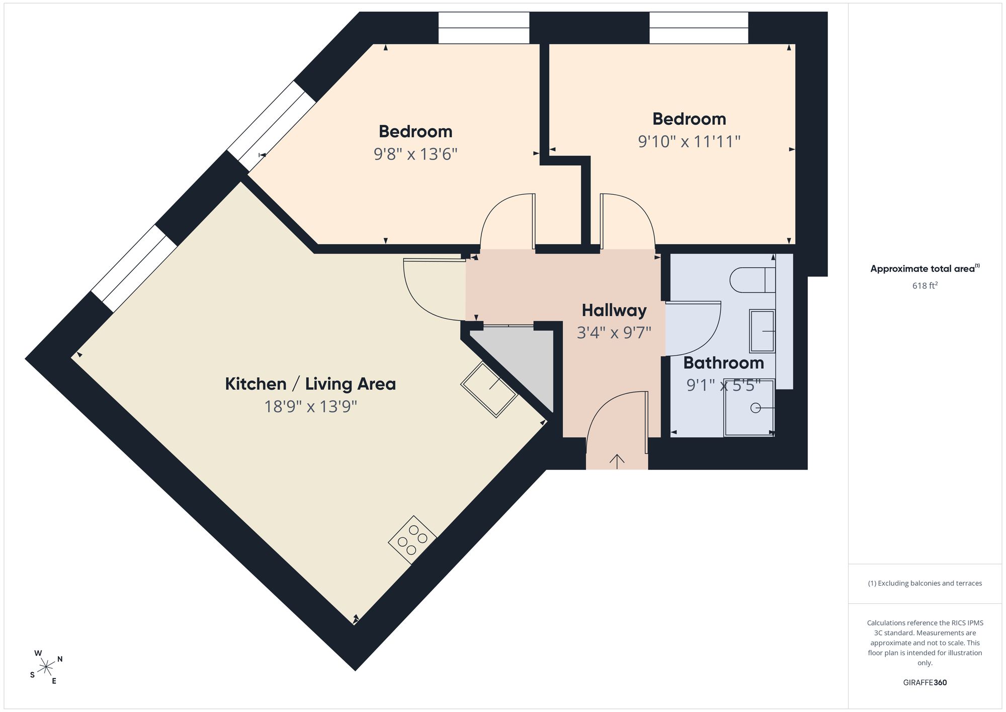 Flat 11 Queens Court 4 East Prescot Road, Liverpool, Liverpool floorplan