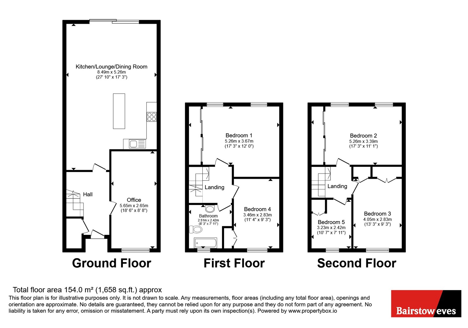 71, Long Riding, Essex floorplan