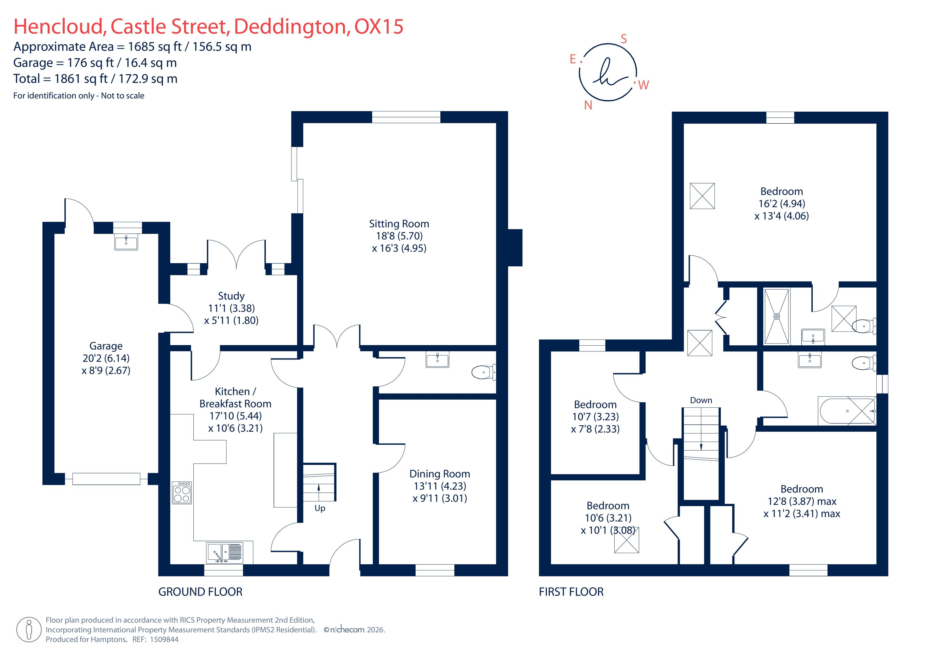 Hencloud, Castle Street, Deddington floorplan