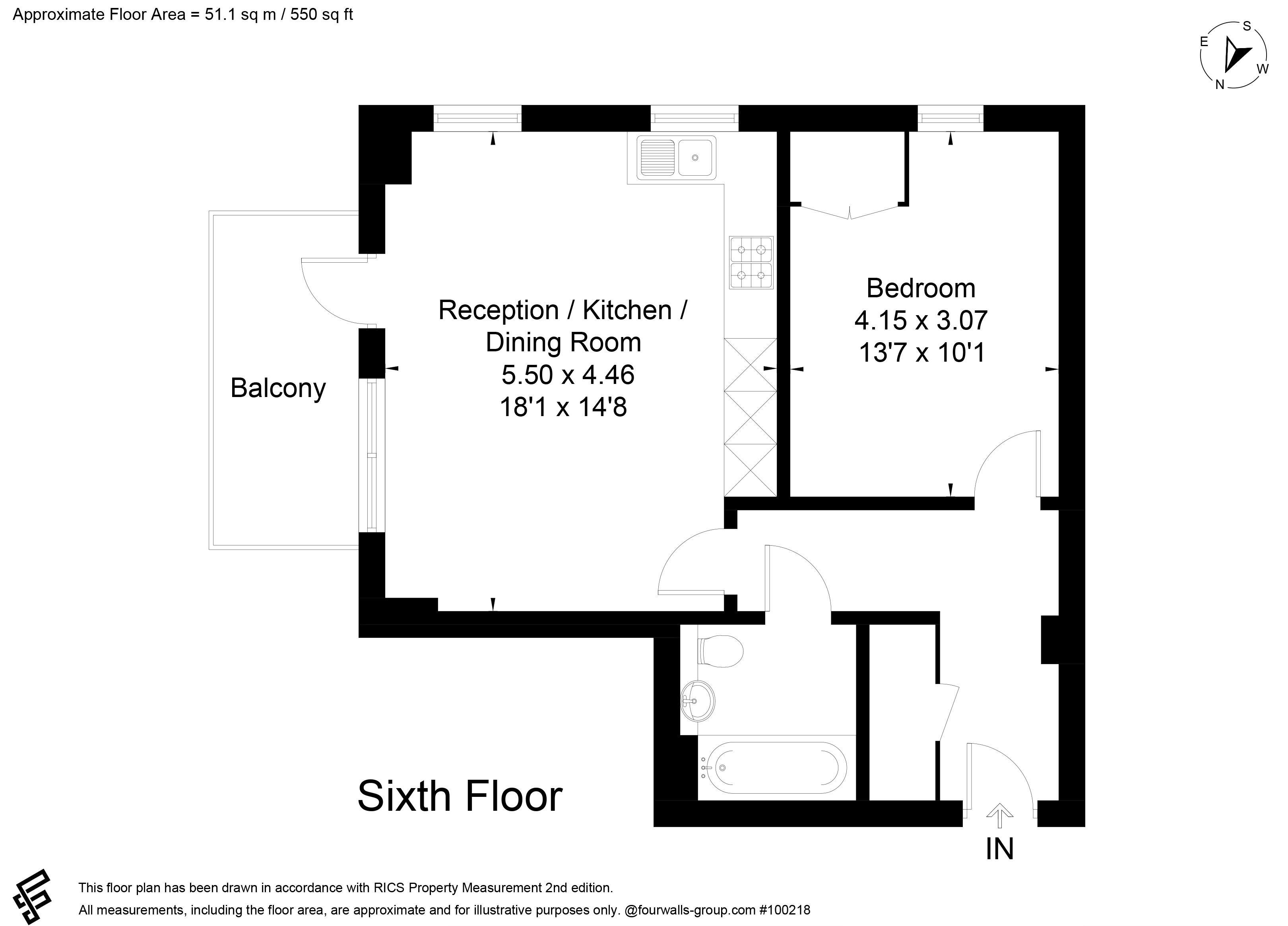 1 Cairo New Road, Croydon floorplan