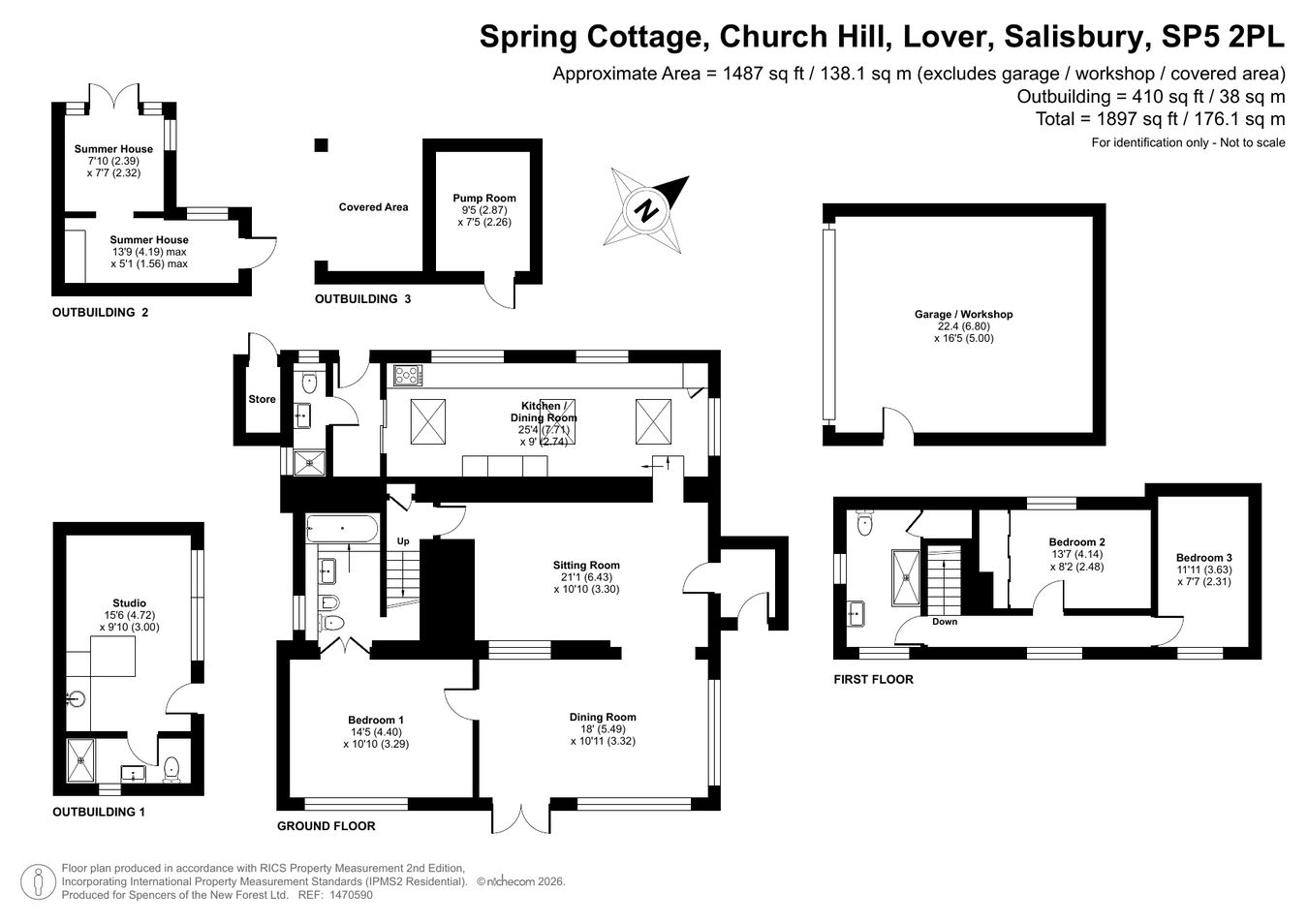 Spring Cottage, Church Hill, Salisbury floorplan