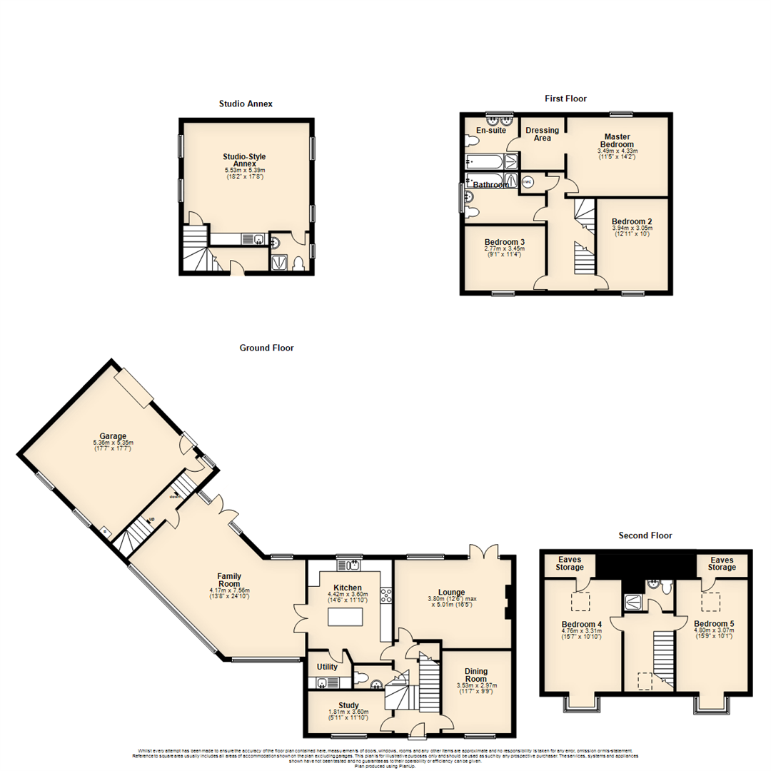 5 Bedrooms Detached house for sale in Morland Drive, Grange Farm, Milton Keynes MK8