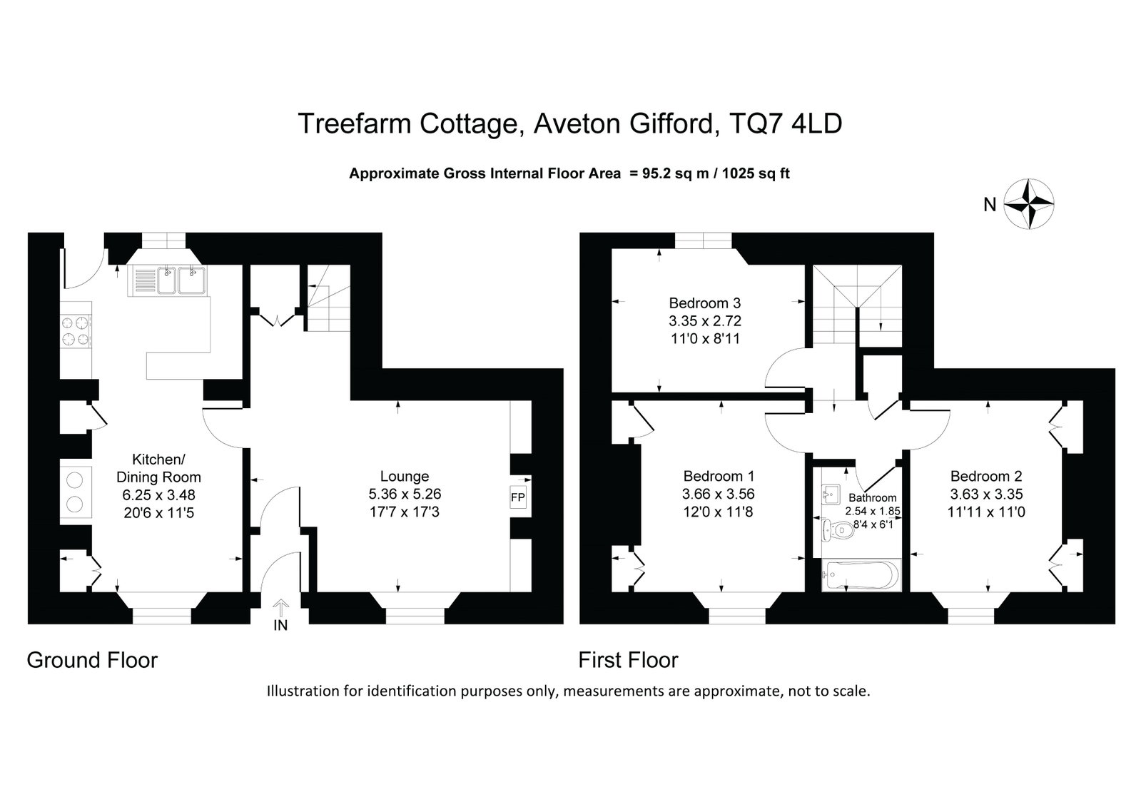 Tree Farm Cottage, Kingsbridge floorplan