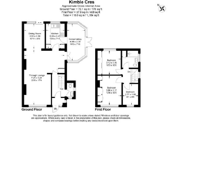 2, Kimble Crescent, Bushey floorplan