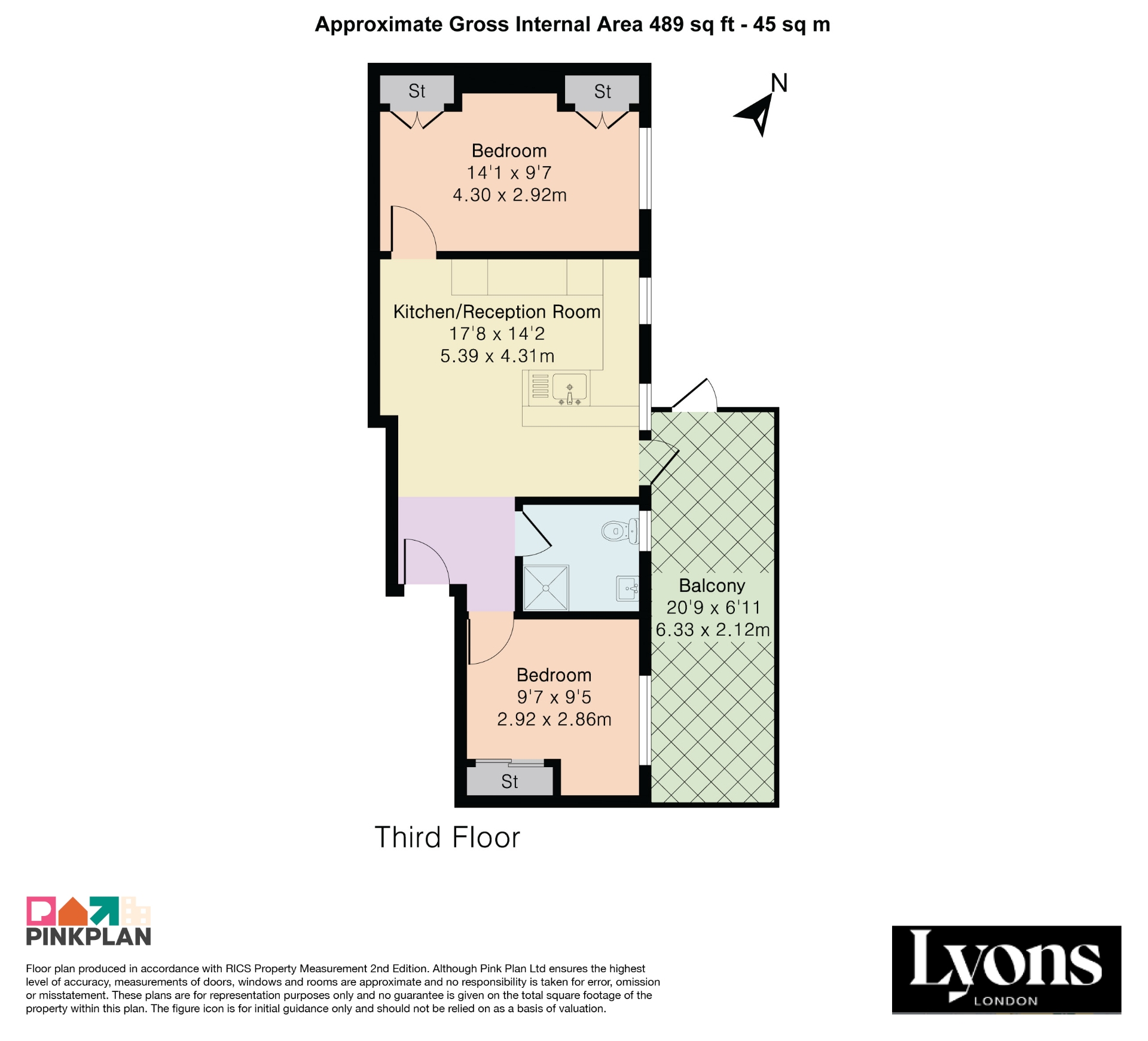 Flat F 486, Harrow Road, Greater London floorplan